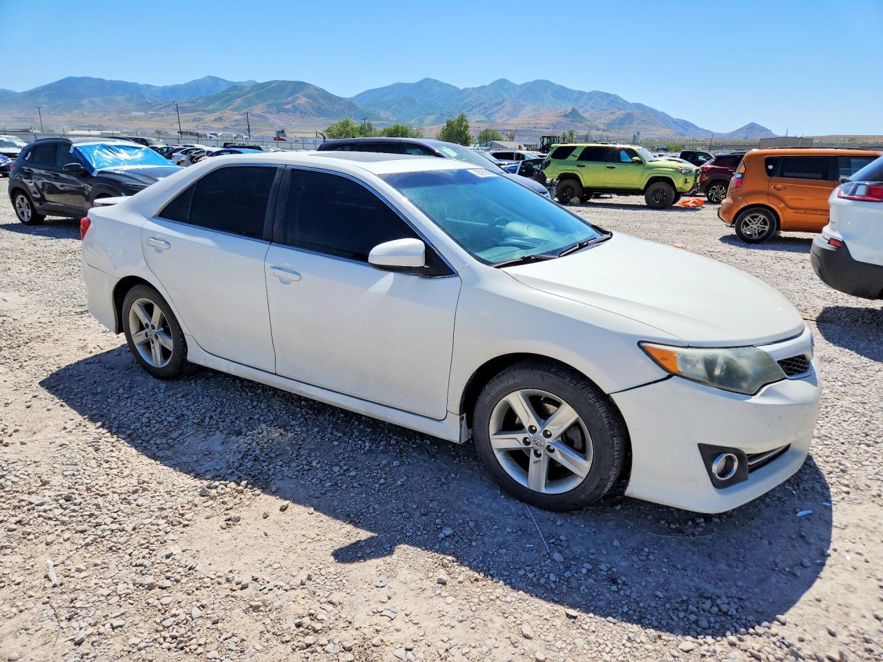 2012 Toyota Camry Se White vin: 4T1BF1FK8CU547659