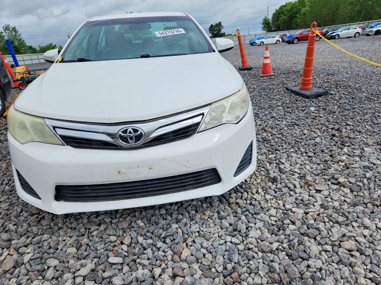 2012 Toyota Camry Le Белый vin: 4T1BF1FK8CU549718