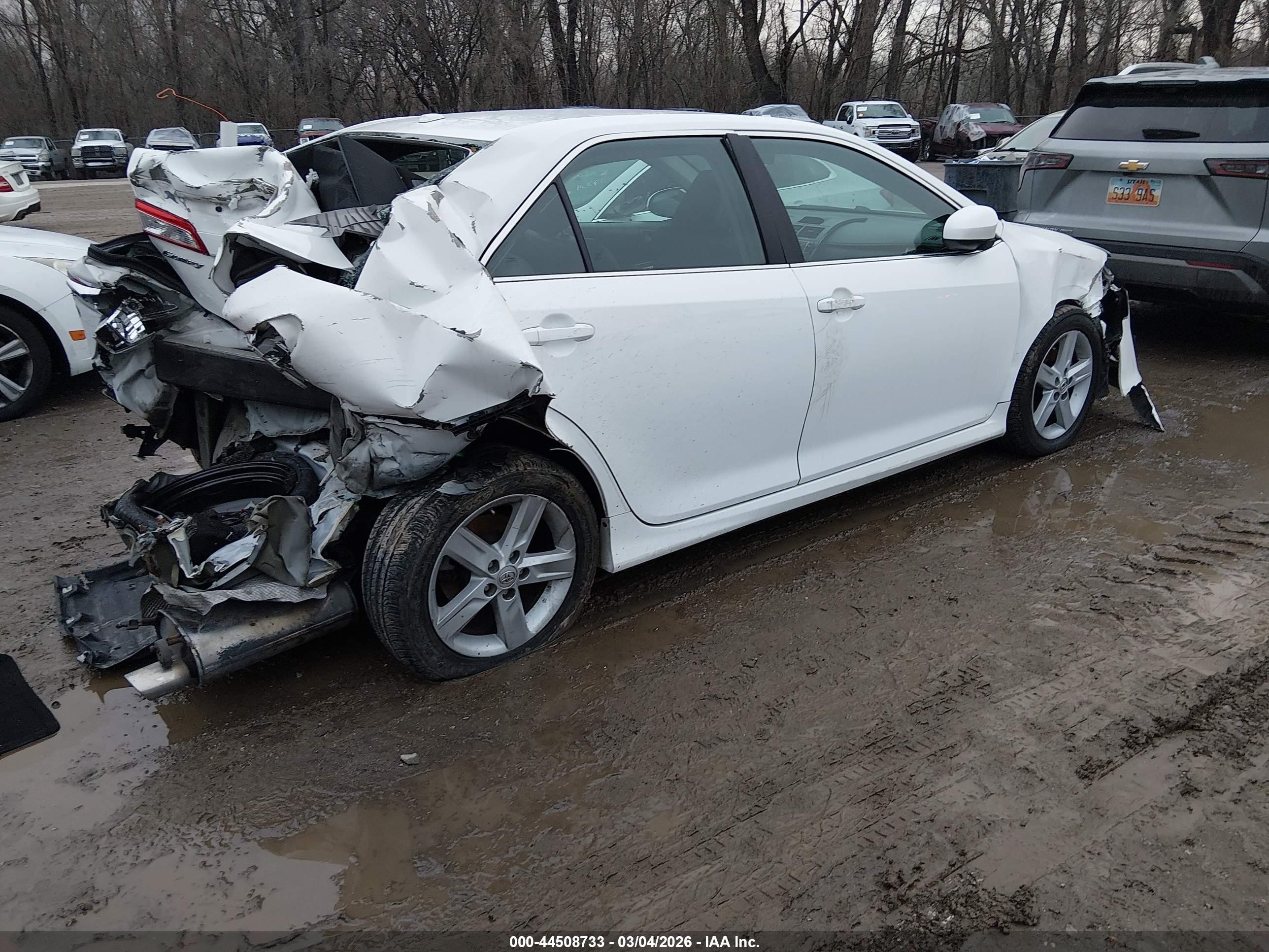 2012 Toyota Camry Se White vin: 4T1BF1FK8CU555731