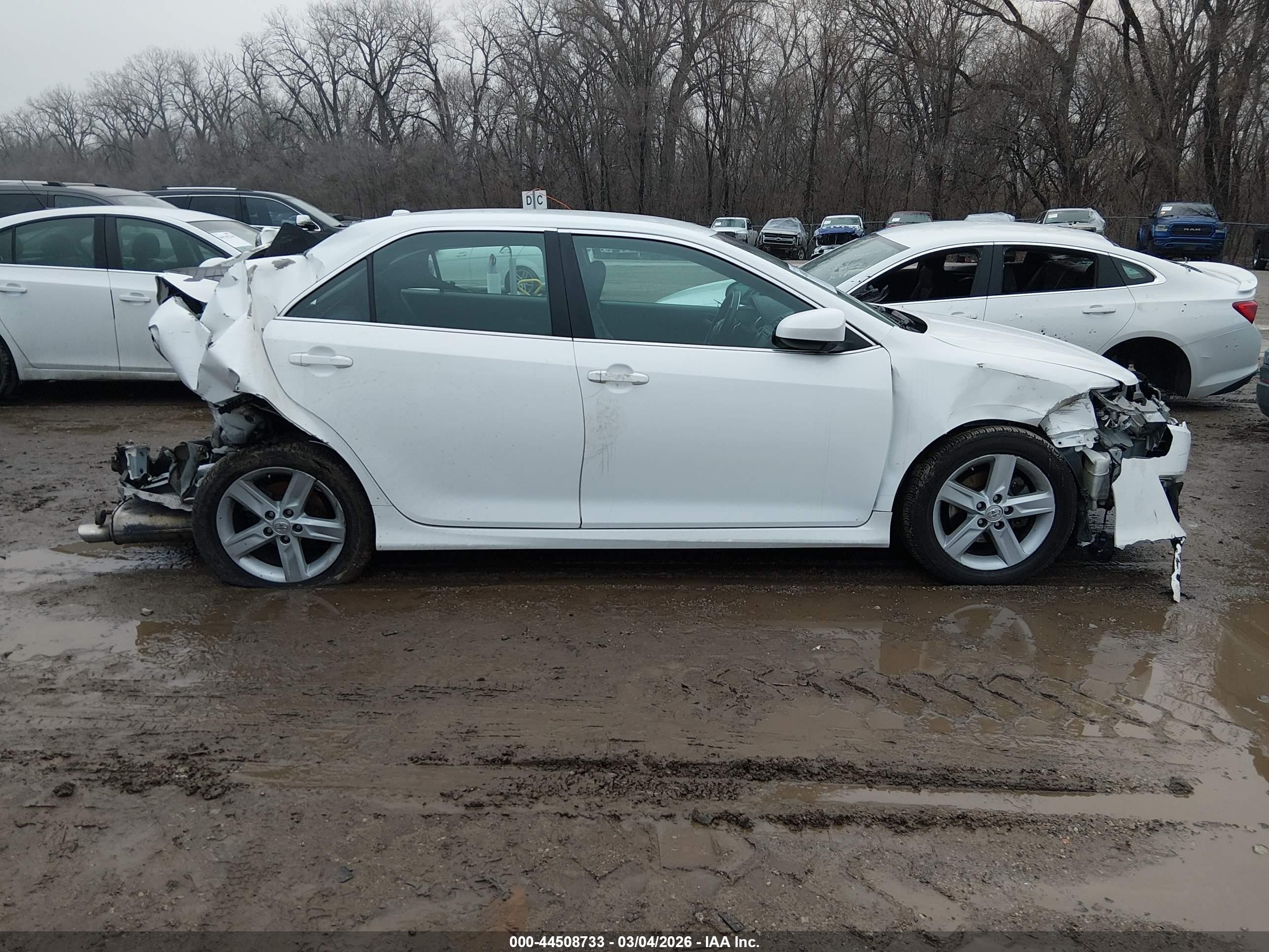 2012 Toyota Camry Se White vin: 4T1BF1FK8CU555731