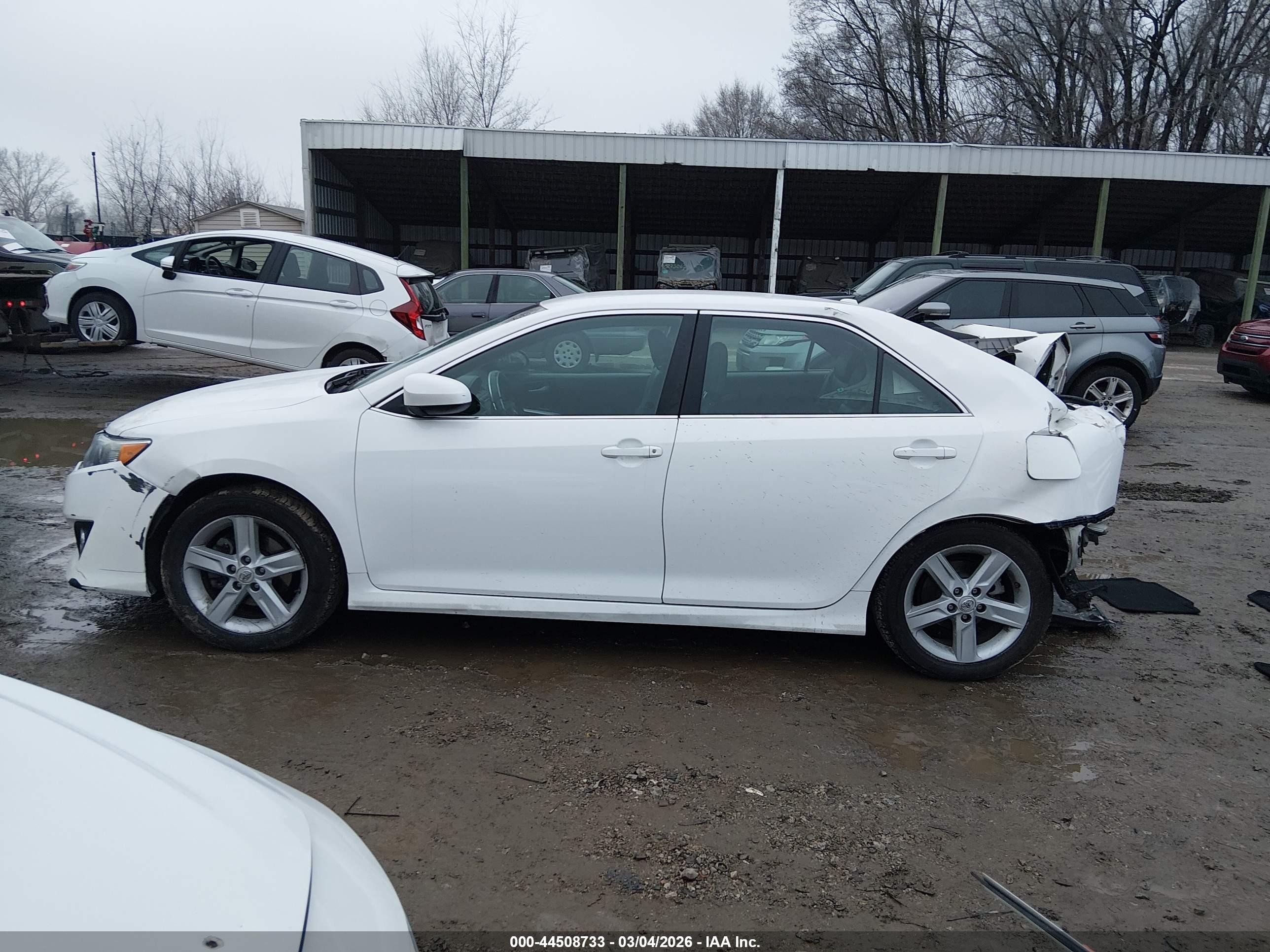 2012 Toyota Camry Se White vin: 4T1BF1FK8CU555731