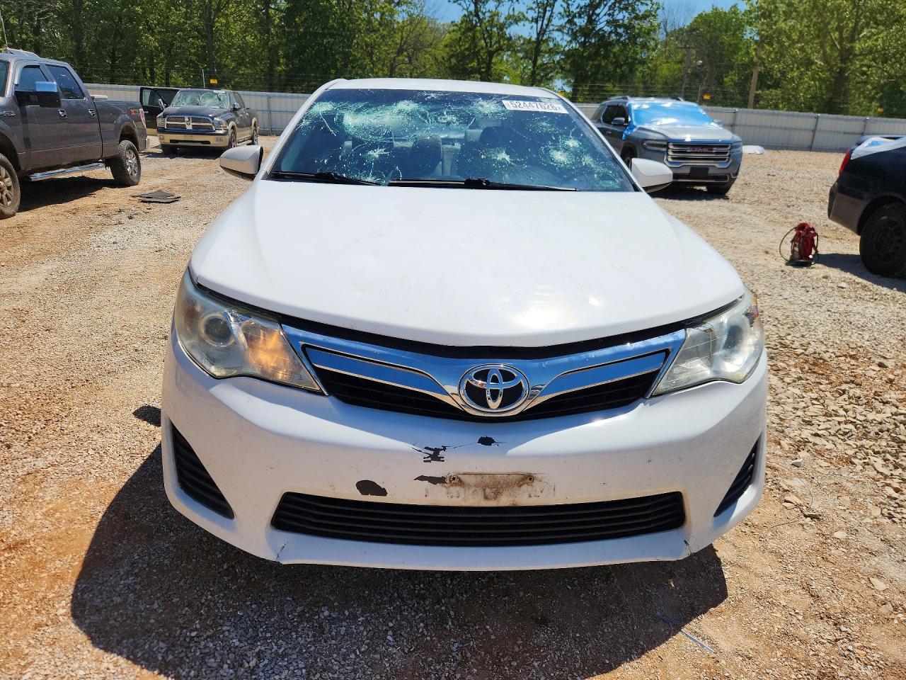 2012 Toyota Camry Le Белый vin: 4T1BF1FK8CU555924