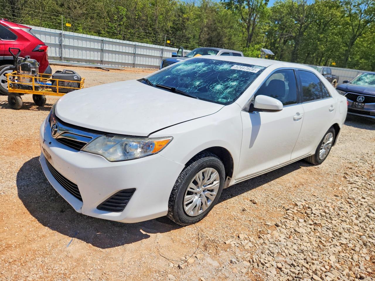 2012 Toyota Camry Le Белый vin: 4T1BF1FK8CU555924