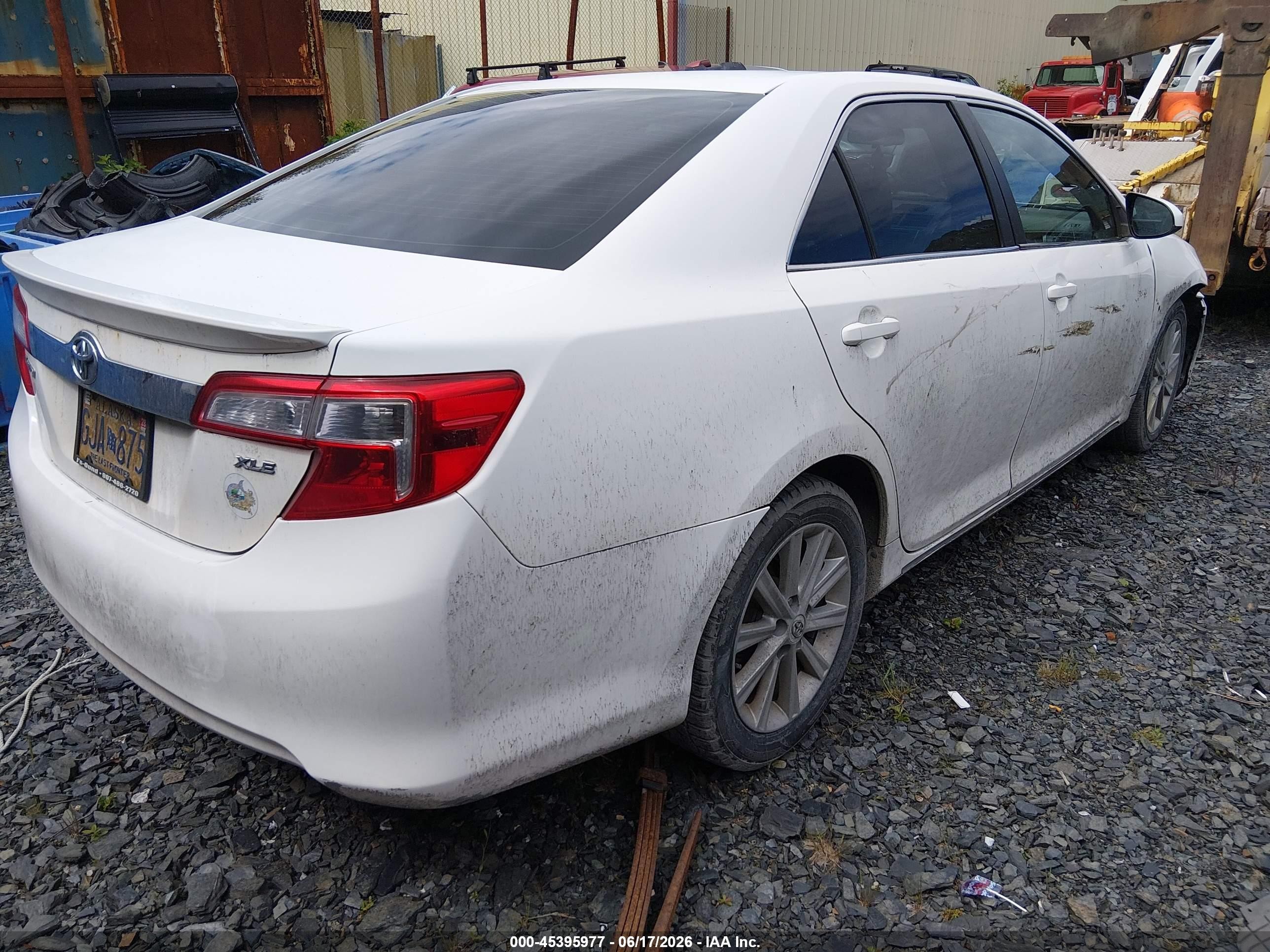 2012 Toyota Camry Xle Белый vin: 4T1BF1FK8CU570326