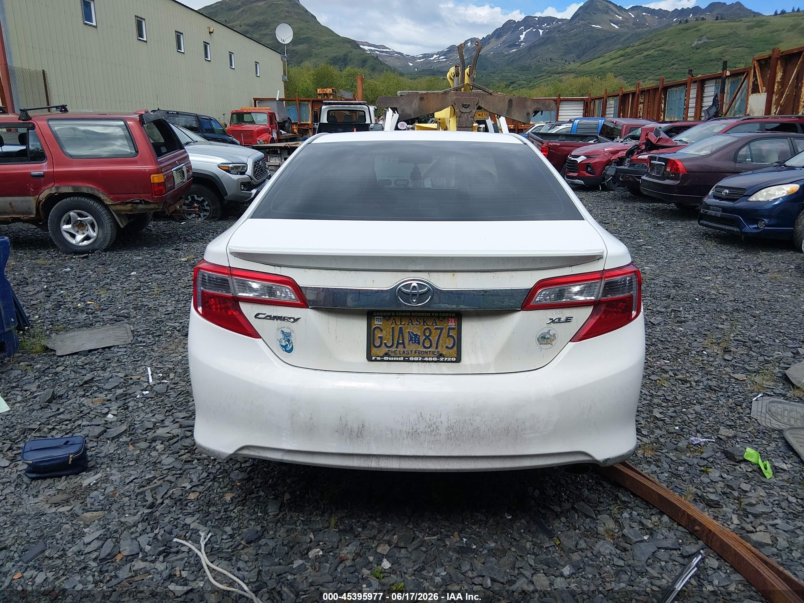 2012 Toyota Camry Xle Белый vin: 4T1BF1FK8CU570326
