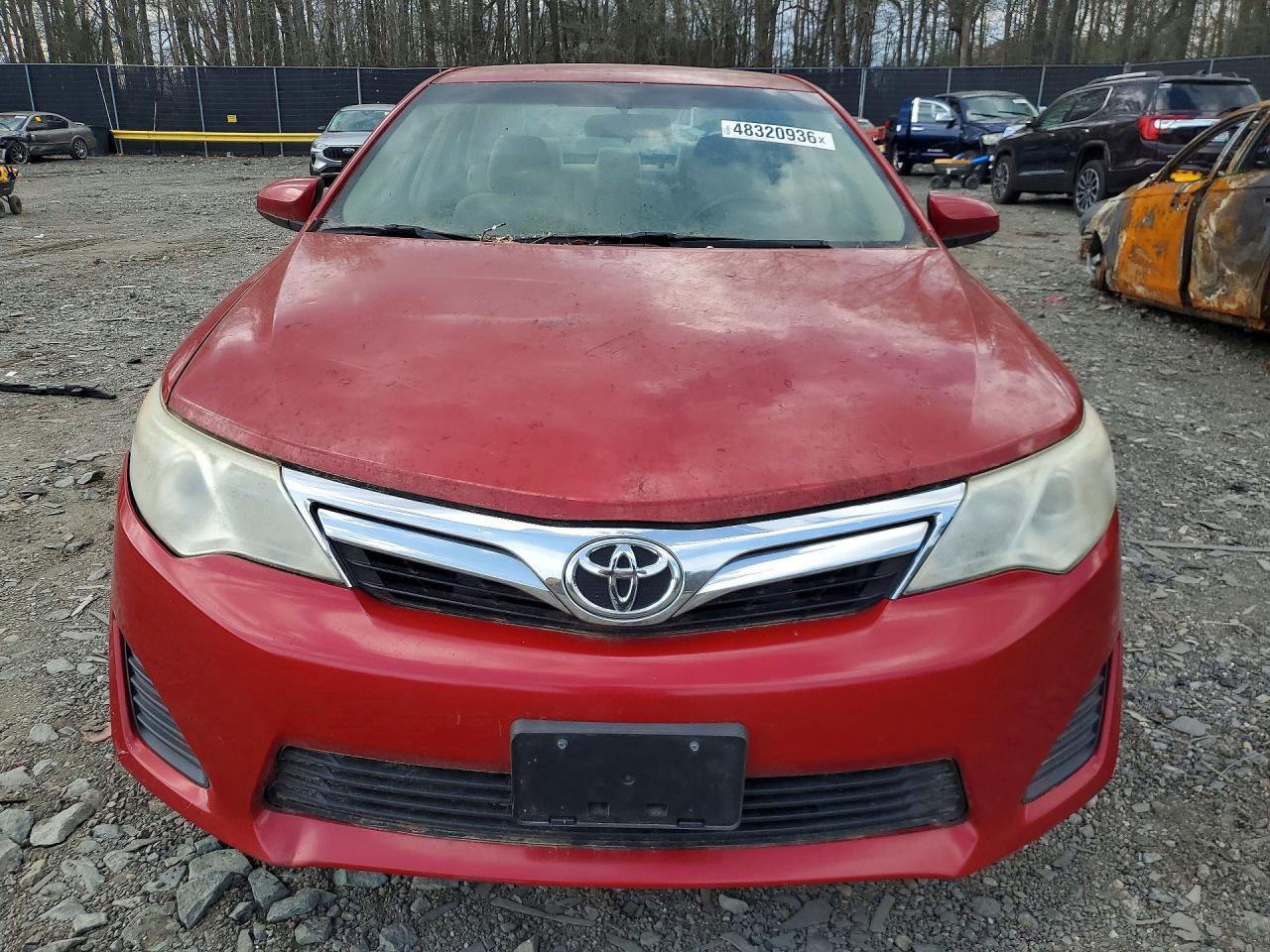 2012 Toyota Camry Le Red vin: 4T1BF1FK8CU576076