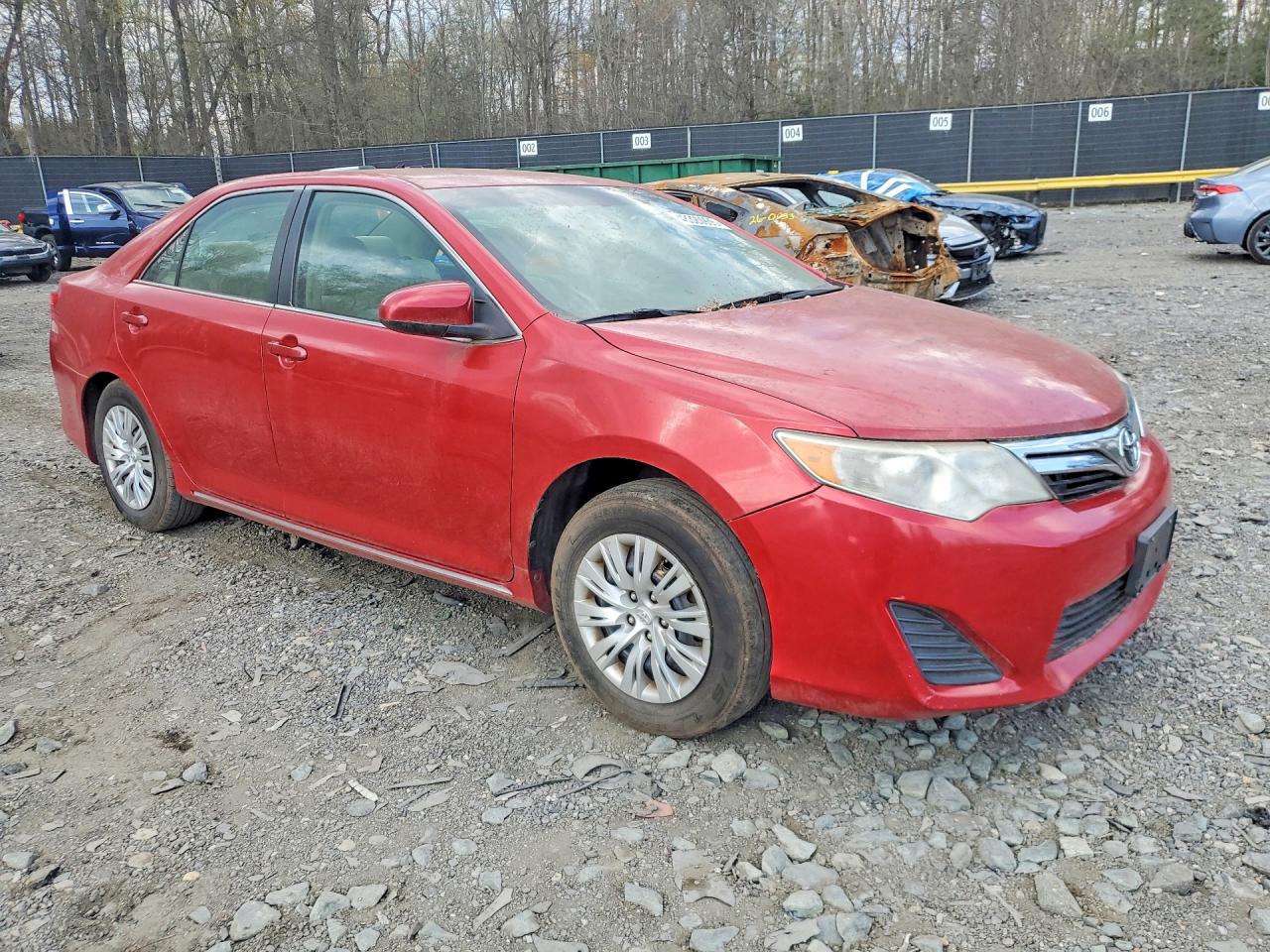 2012 Toyota Camry Le Red vin: 4T1BF1FK8CU576076