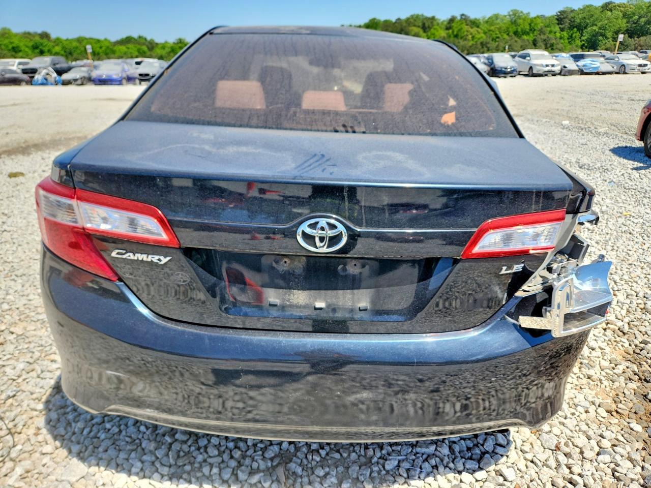 2012 Toyota Camry Le Черный vin: 4T1BF1FK8CU580001
