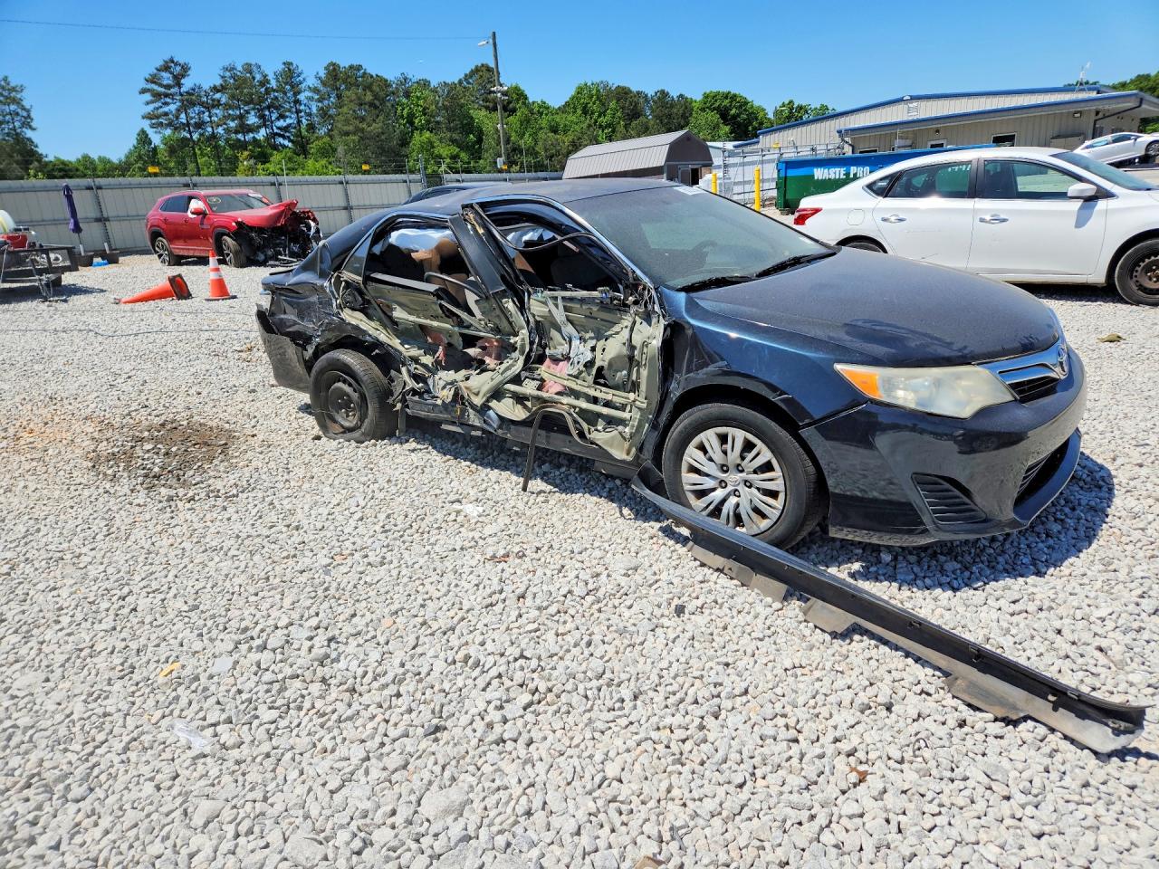 2012 Toyota Camry Le Черный vin: 4T1BF1FK8CU580001