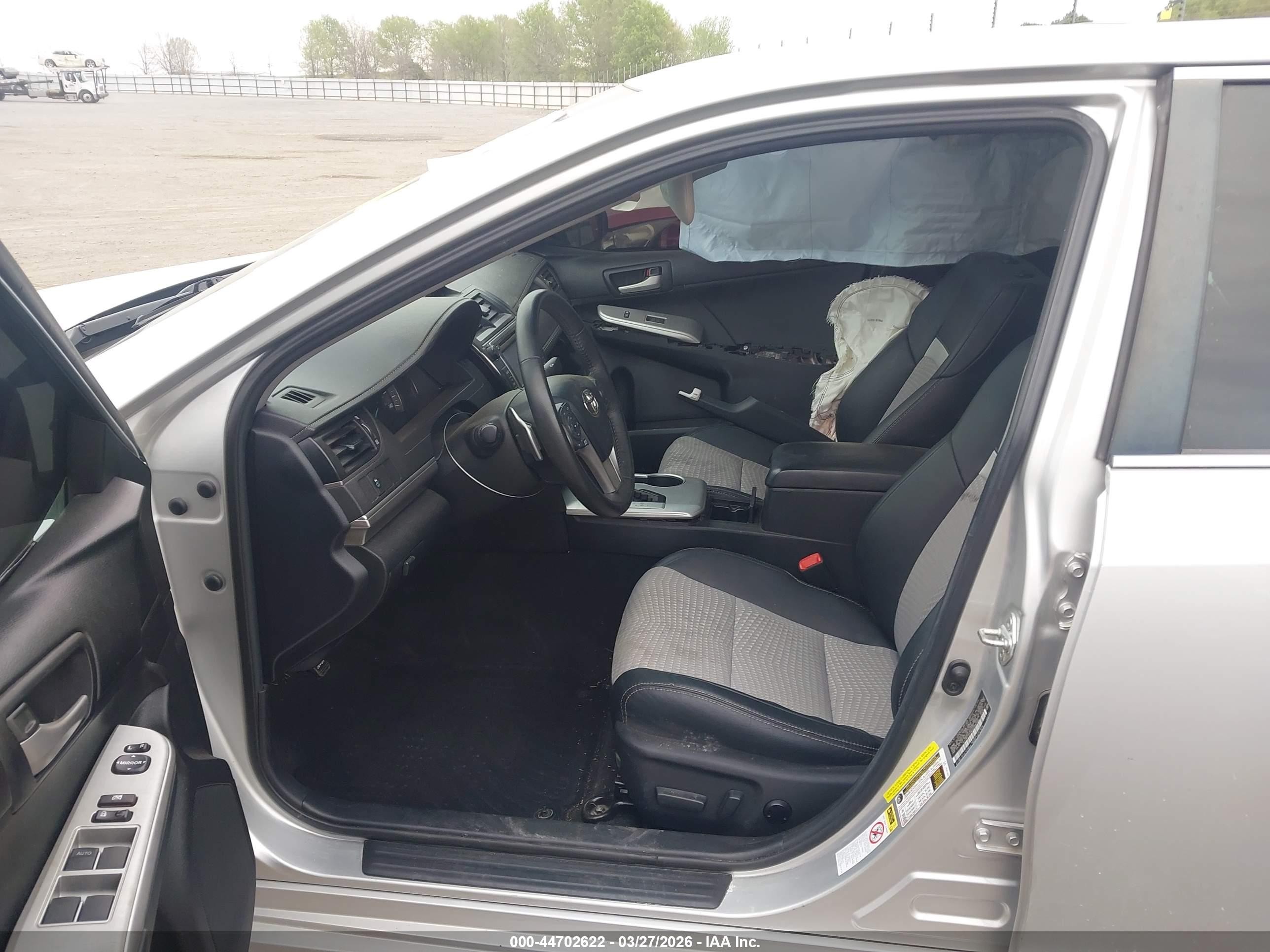 2012 Toyota Camry Se Silver vin: 4T1BF1FK8CU598739