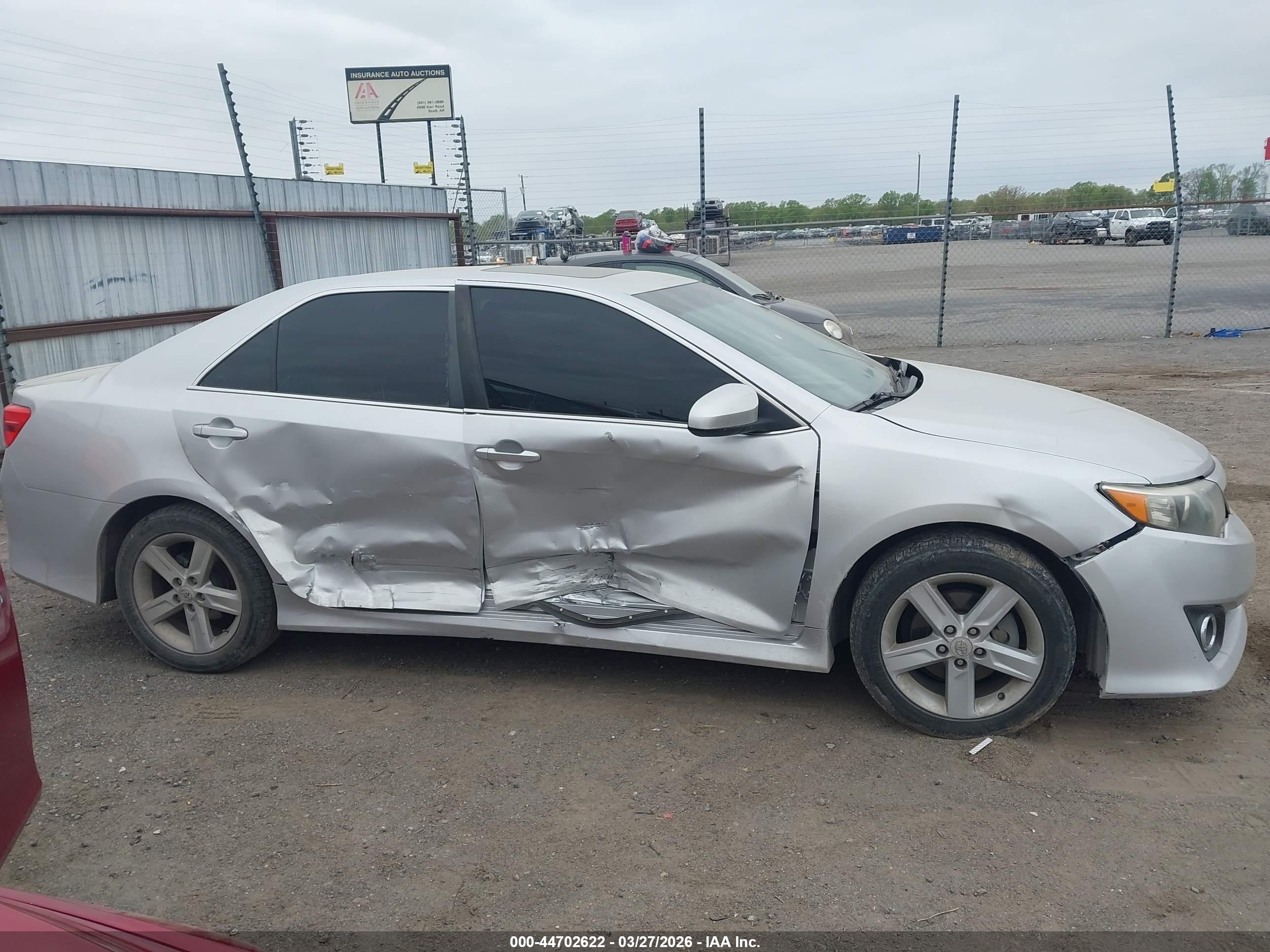 2012 Toyota Camry Se Silver vin: 4T1BF1FK8CU598739