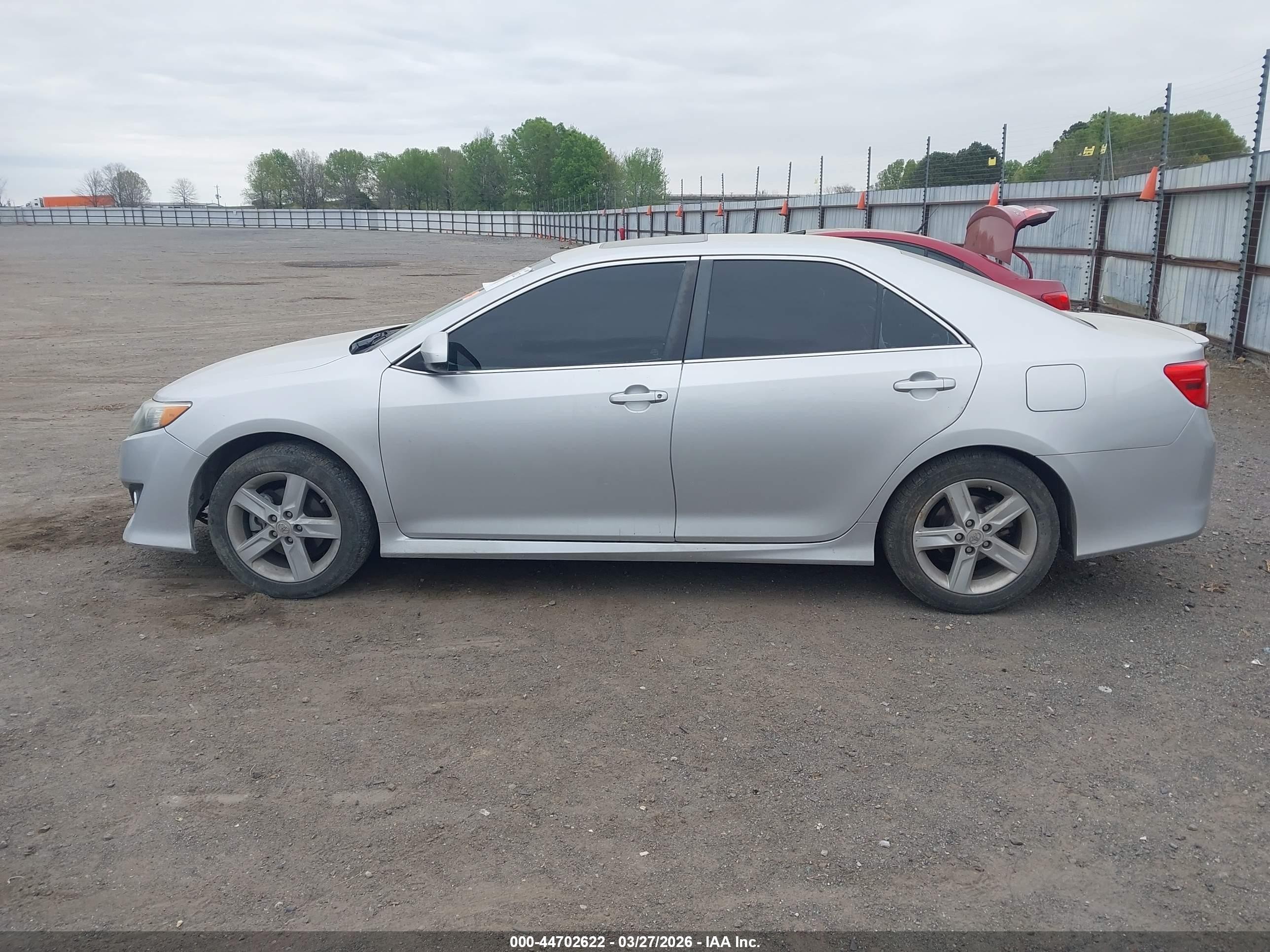 2012 Toyota Camry Se Silver vin: 4T1BF1FK8CU598739