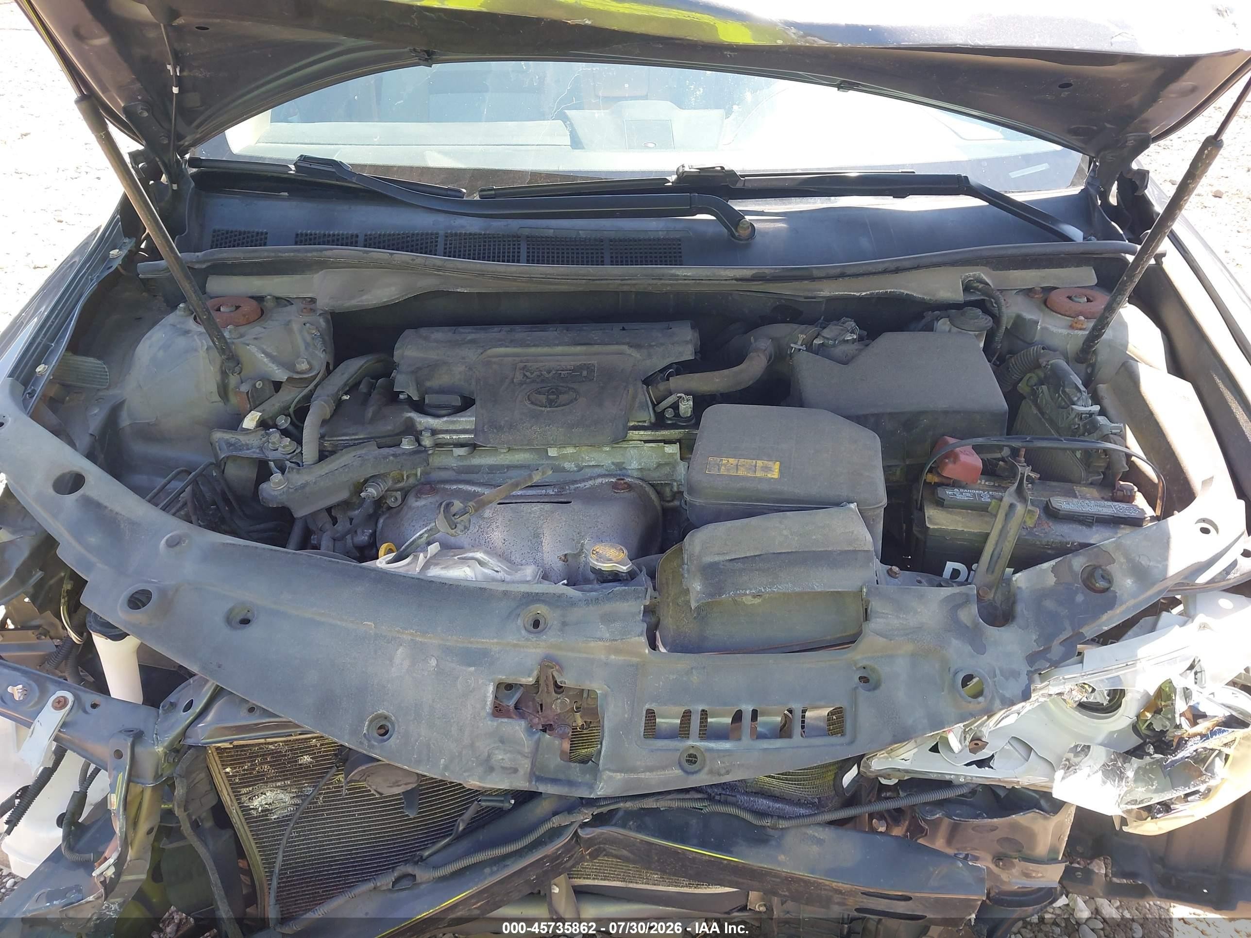 2012 Toyota Camry Le Gray vin: 4T1BF1FK8CU601252