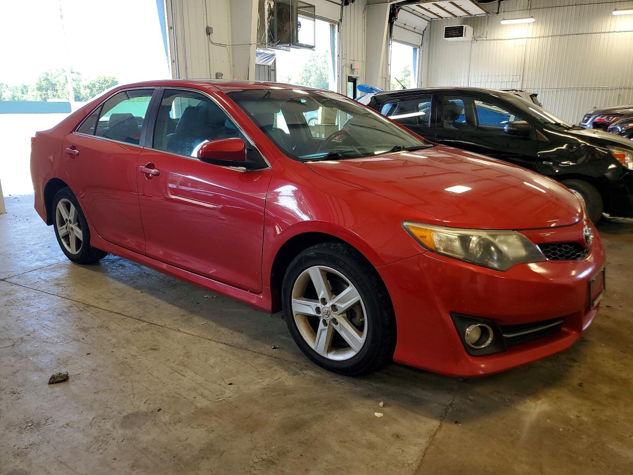 2012 Toyota Camry Se Red vin: 4T1BF1FK8CU601977
