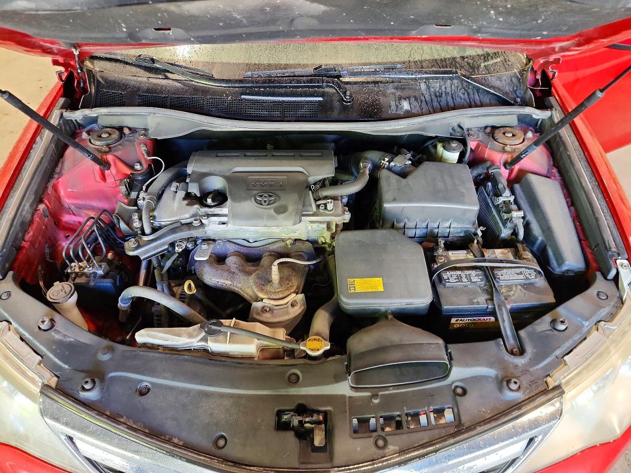 2012 Toyota Camry Le Red vin: 4T1BF1FK8CU613482