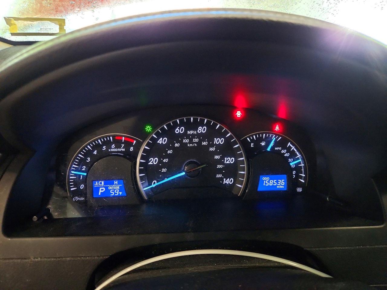 2012 Toyota Camry Le Red vin: 4T1BF1FK8CU613482