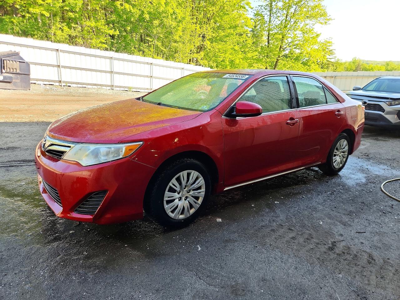 2012 Toyota Camry Le Red vin: 4T1BF1FK8CU613482
