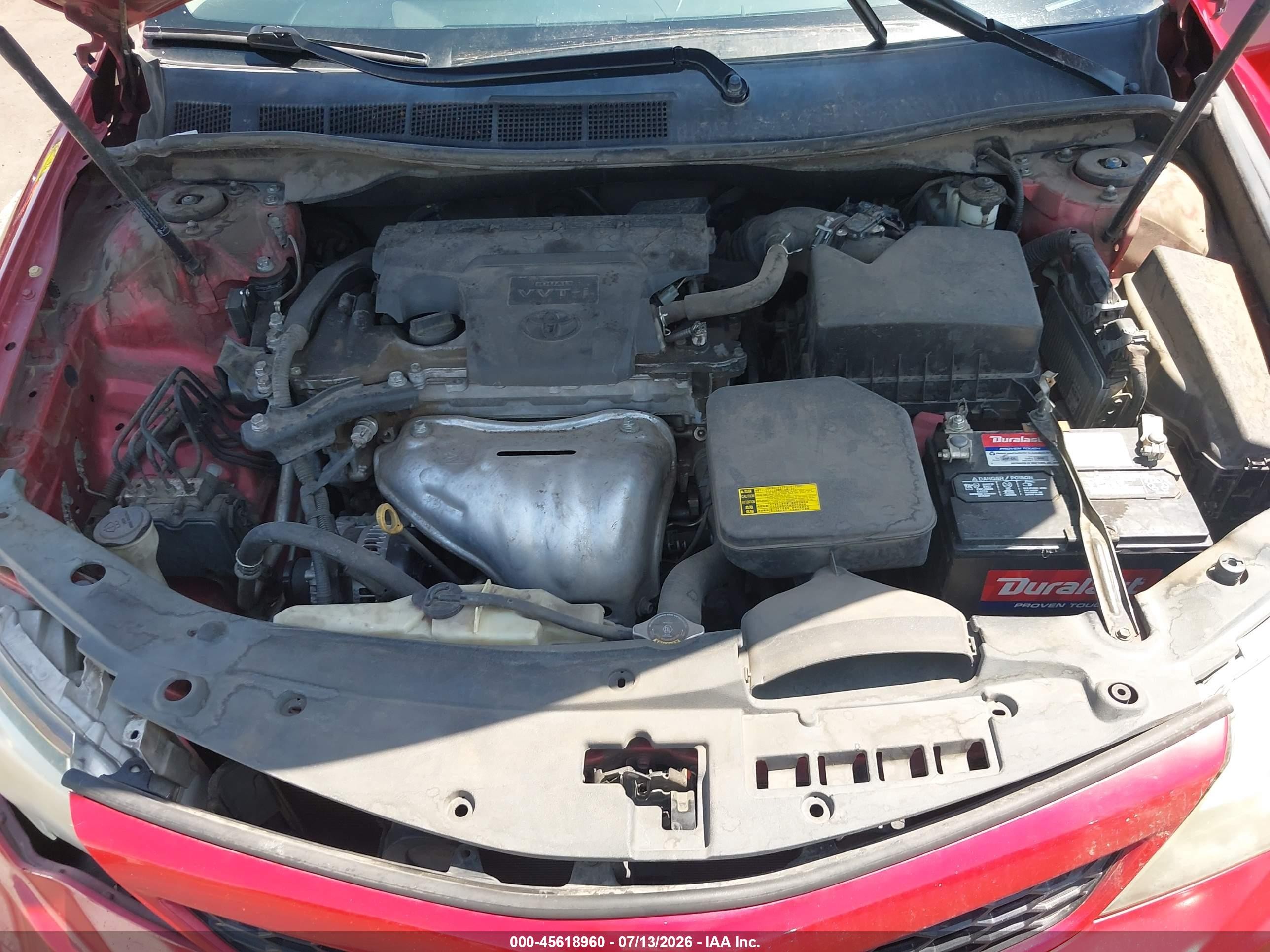 2012 Toyota Camry Se Limited Edition Red vin: 4T1BF1FK8CU617449