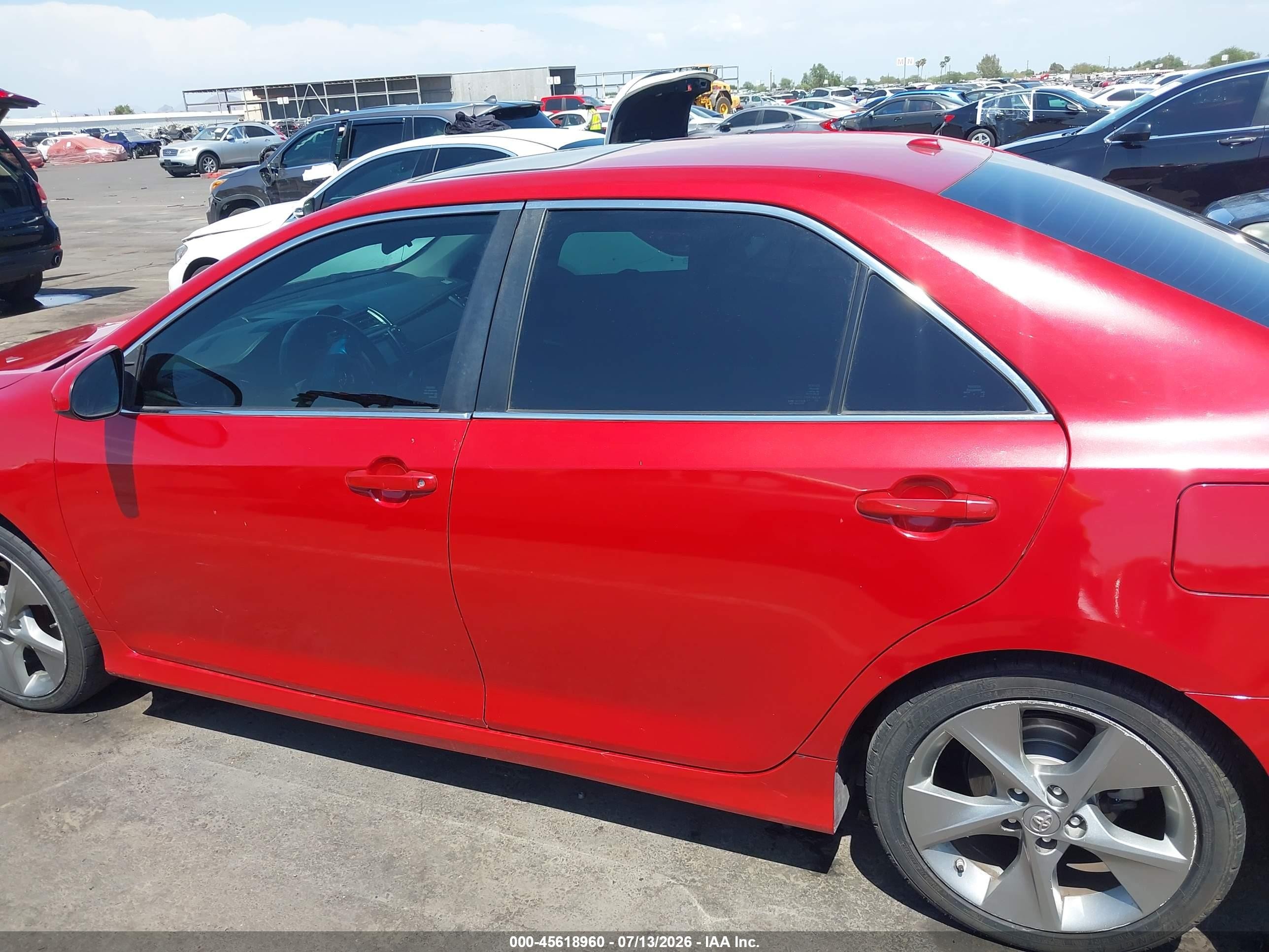 2012 Toyota Camry Se Limited Edition Red vin: 4T1BF1FK8CU617449