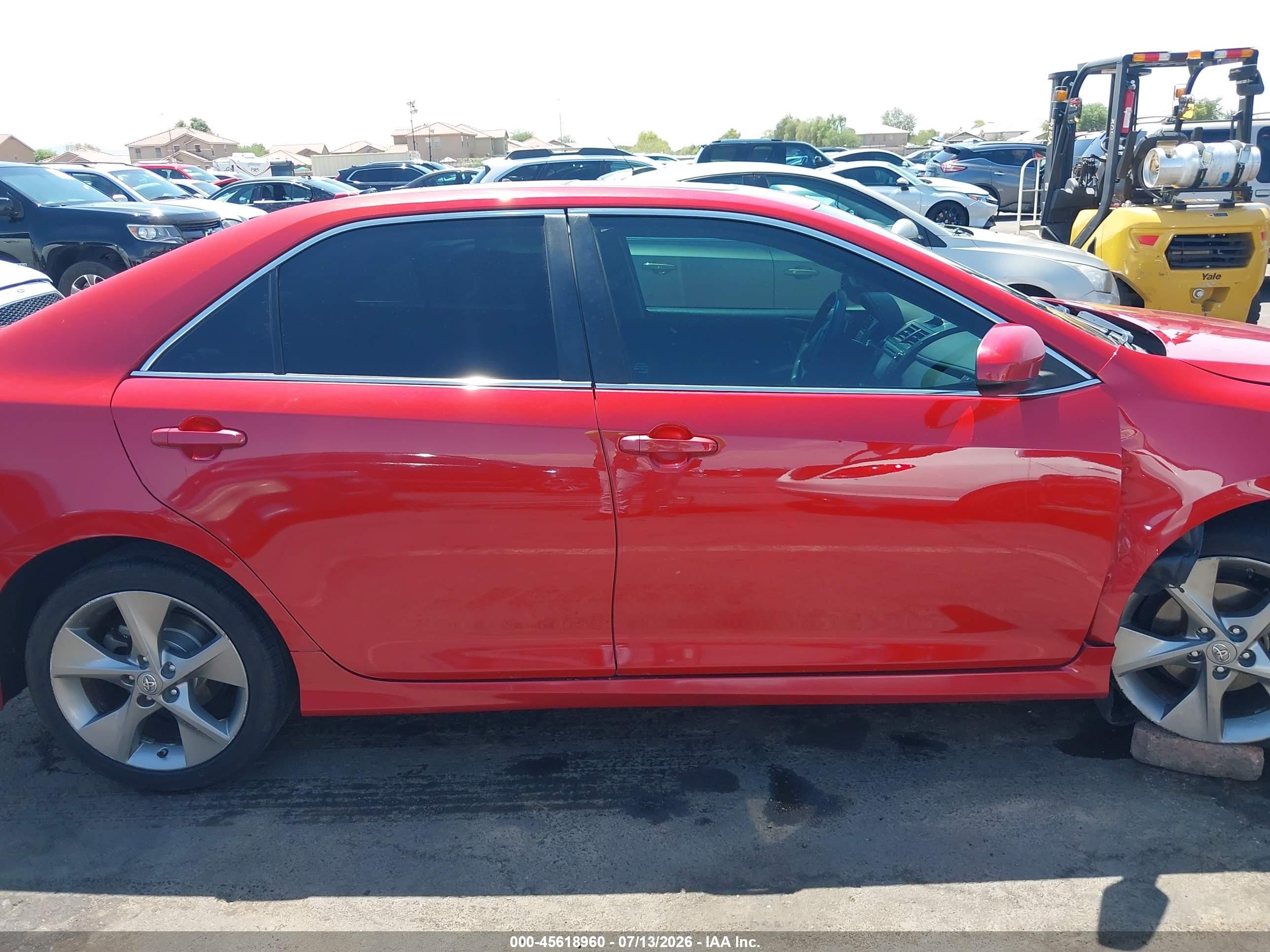 2012 Toyota Camry Se Limited Edition Red vin: 4T1BF1FK8CU617449