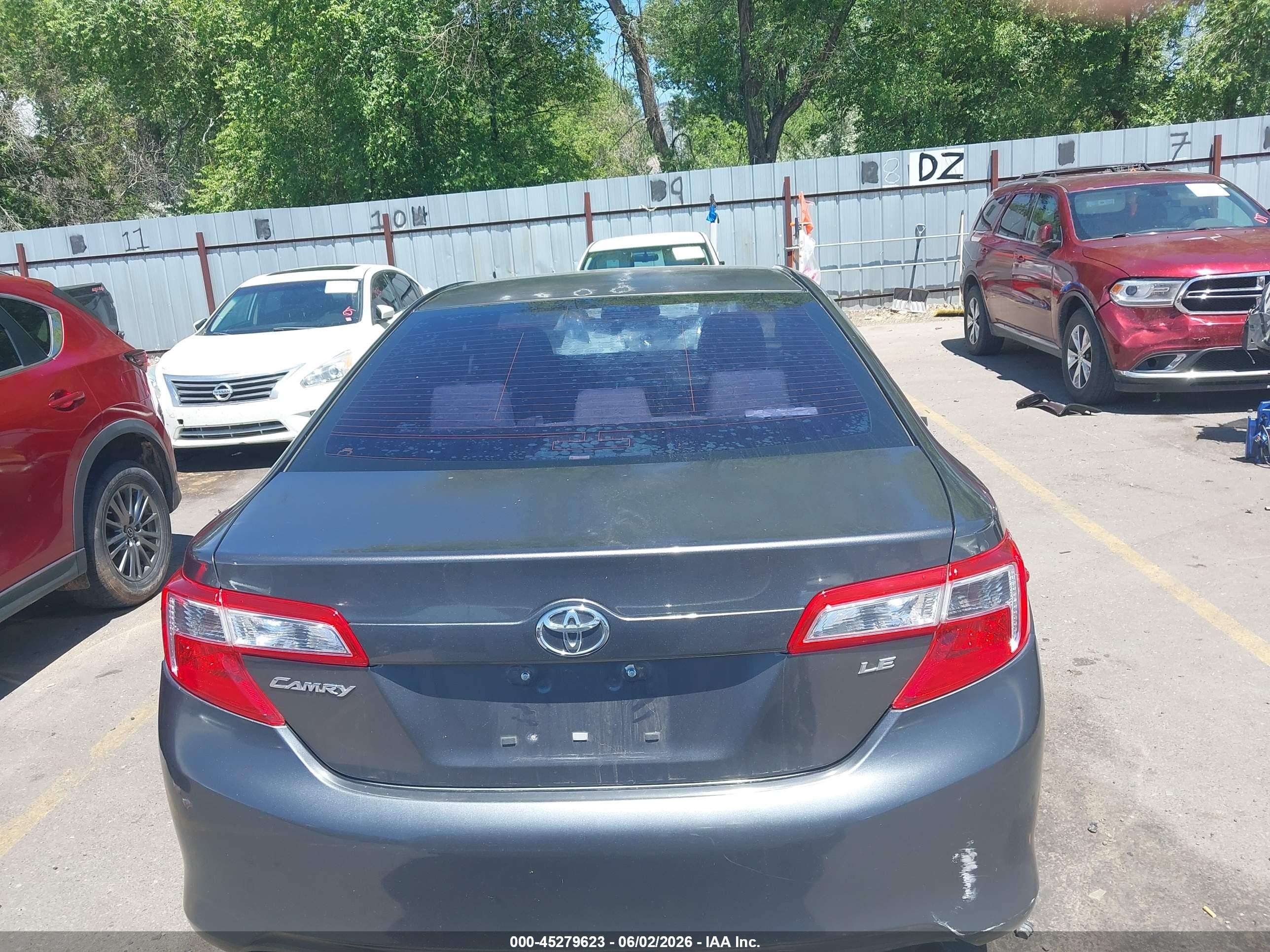 2013 Toyota Camry Le Серебряный vin: 4T1BF1FK8DU212029