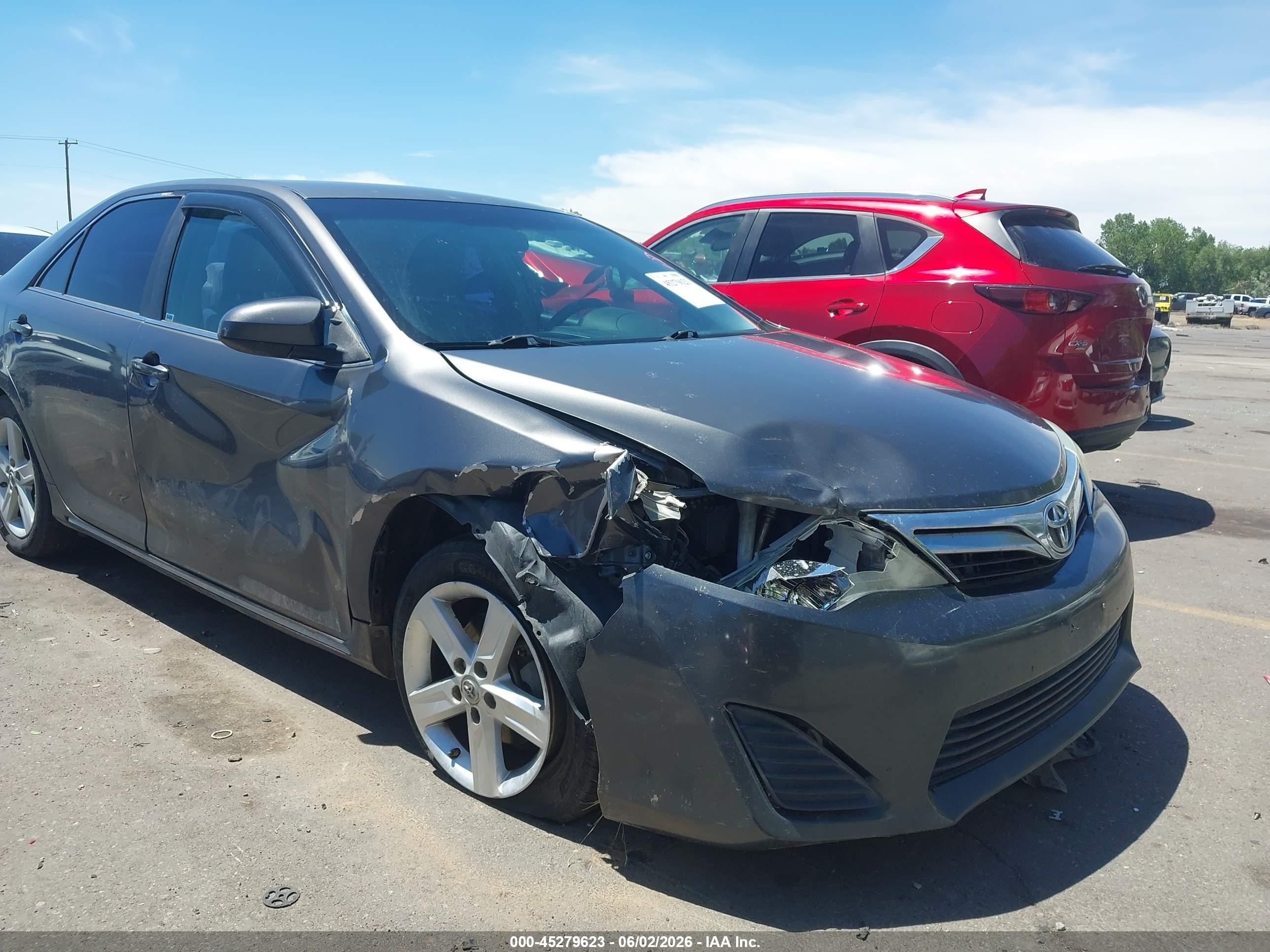 2013 Toyota Camry Le Серебряный vin: 4T1BF1FK8DU212029