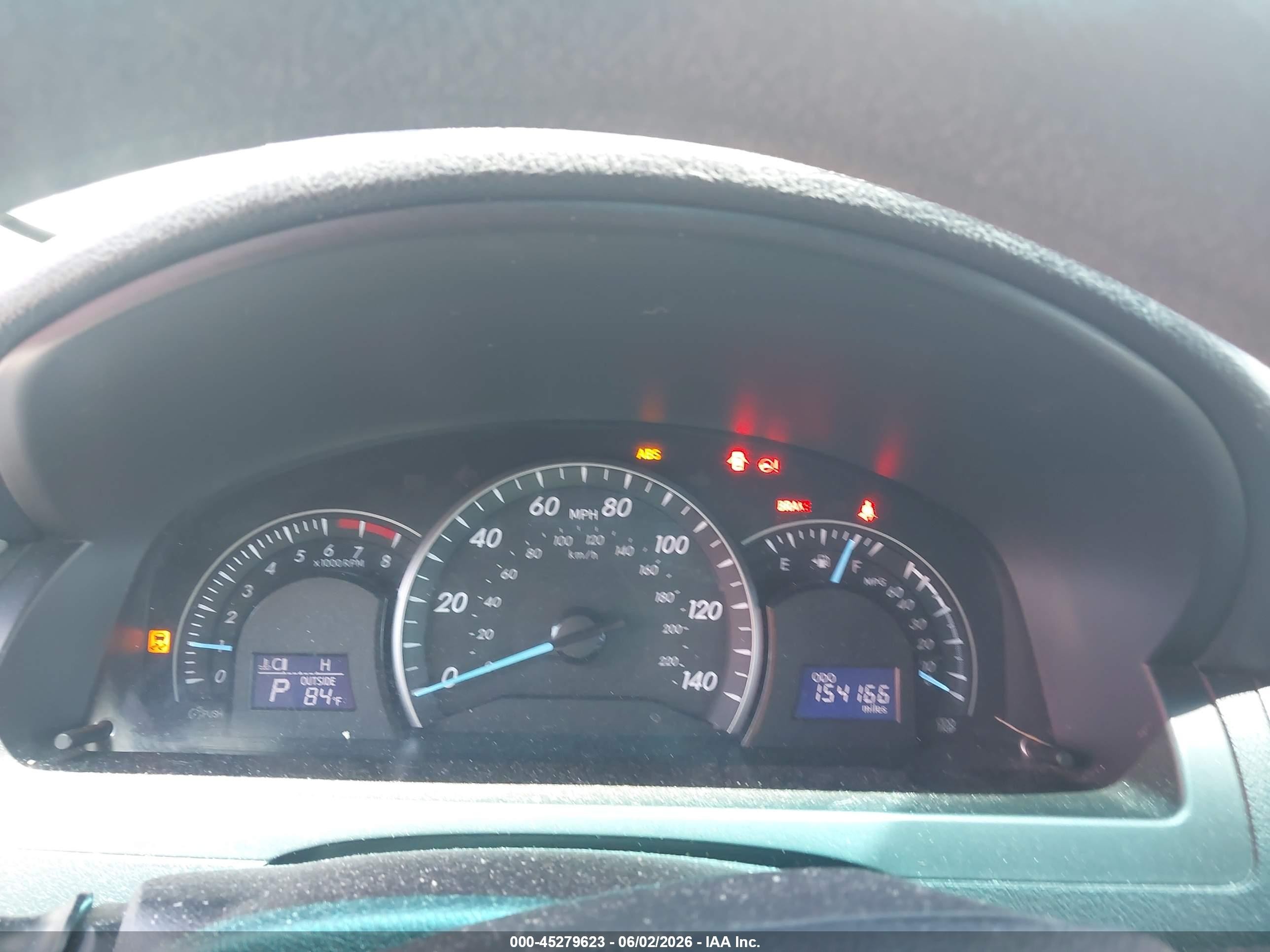 2013 Toyota Camry Le Серебряный vin: 4T1BF1FK8DU212029