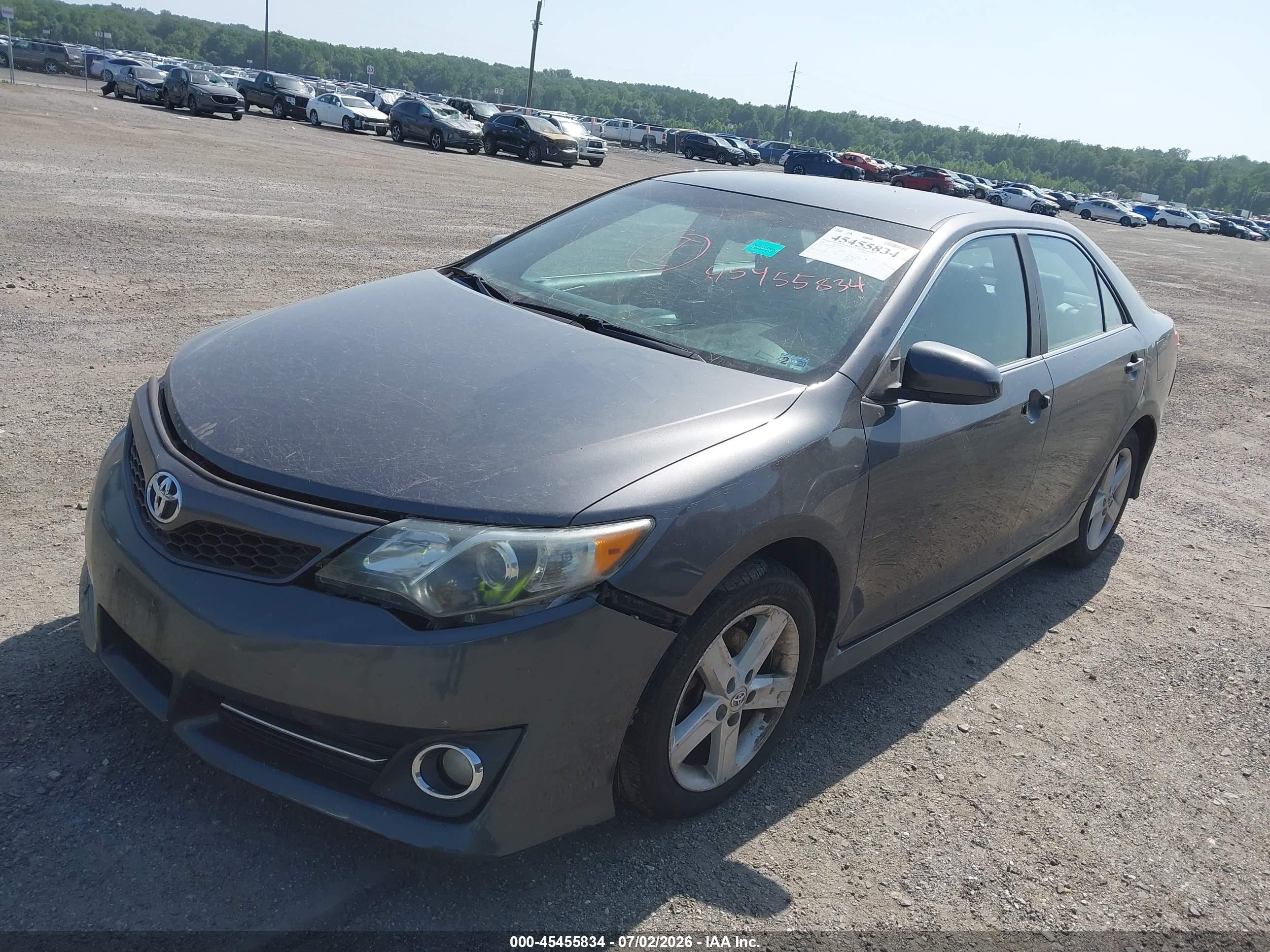 2013 Toyota Camry Se Gray vin: 4T1BF1FK8DU212497