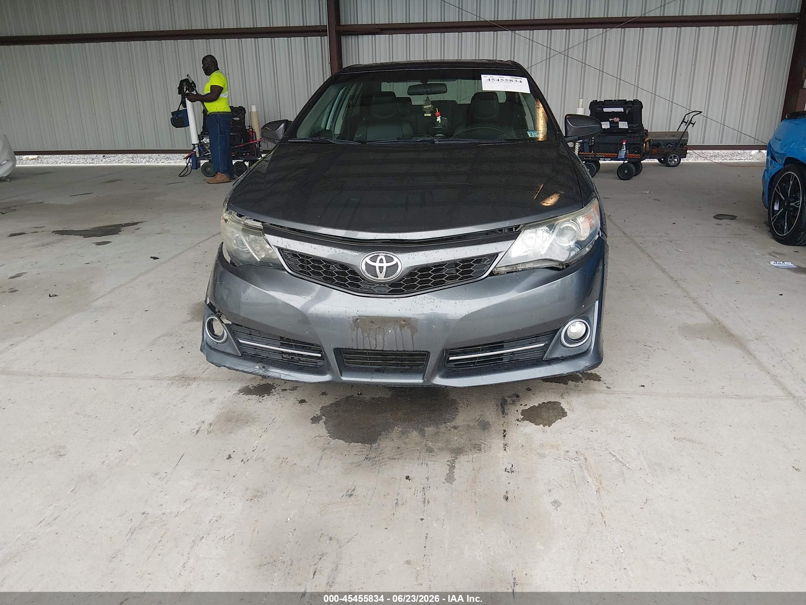 2013 Toyota Camry Se Gray vin: 4T1BF1FK8DU212497