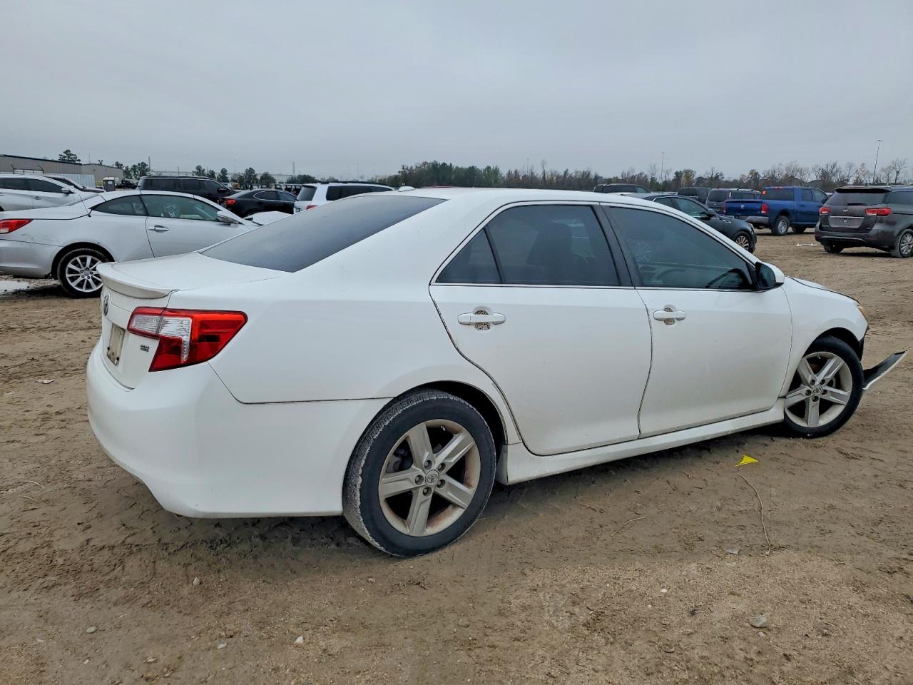 2013 Toyota Camry Se White vin: 4T1BF1FK8DU222771
