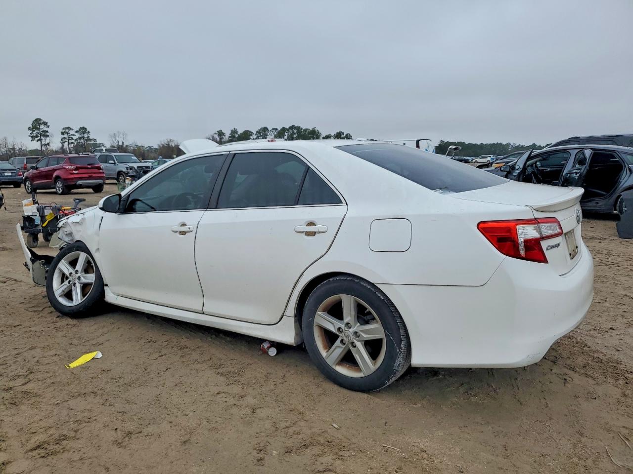 2013 Toyota Camry Se White vin: 4T1BF1FK8DU222771