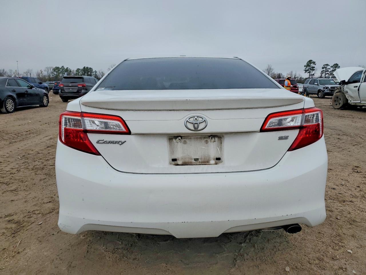 2013 Toyota Camry Se White vin: 4T1BF1FK8DU222771
