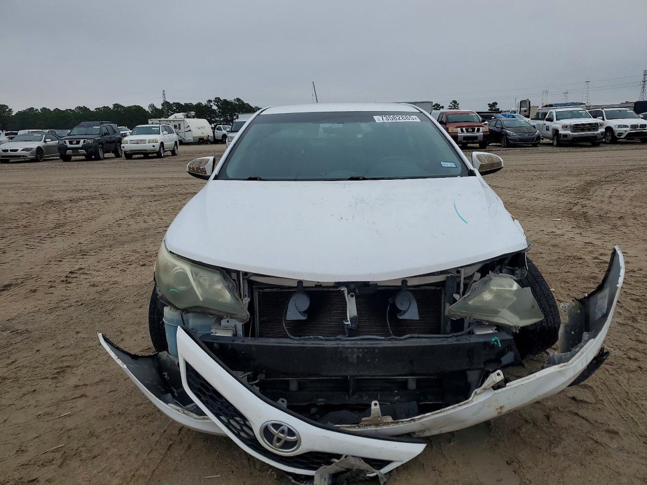 2013 Toyota Camry Se White vin: 4T1BF1FK8DU222771