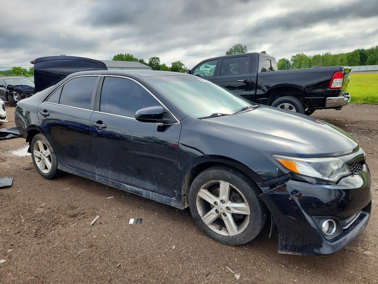 2013 Toyota Camry Se Черный vin: 4T1BF1FK8DU224455