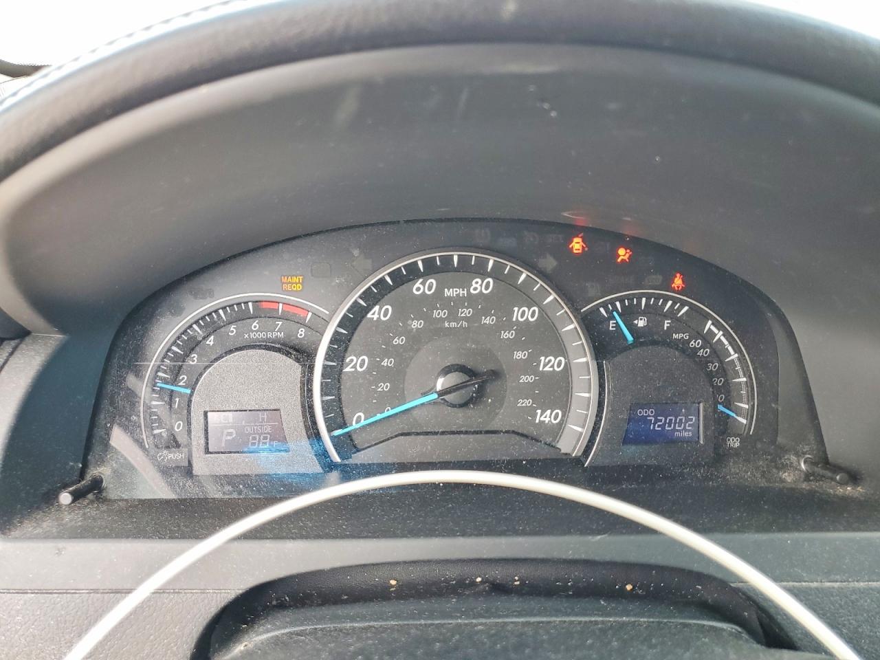 2013 Toyota Camry Le Белый vin: 4T1BF1FK8DU225668