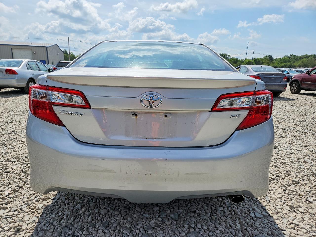 2013 Toyota Camry Se Silver vin: 4T1BF1FK8DU253566