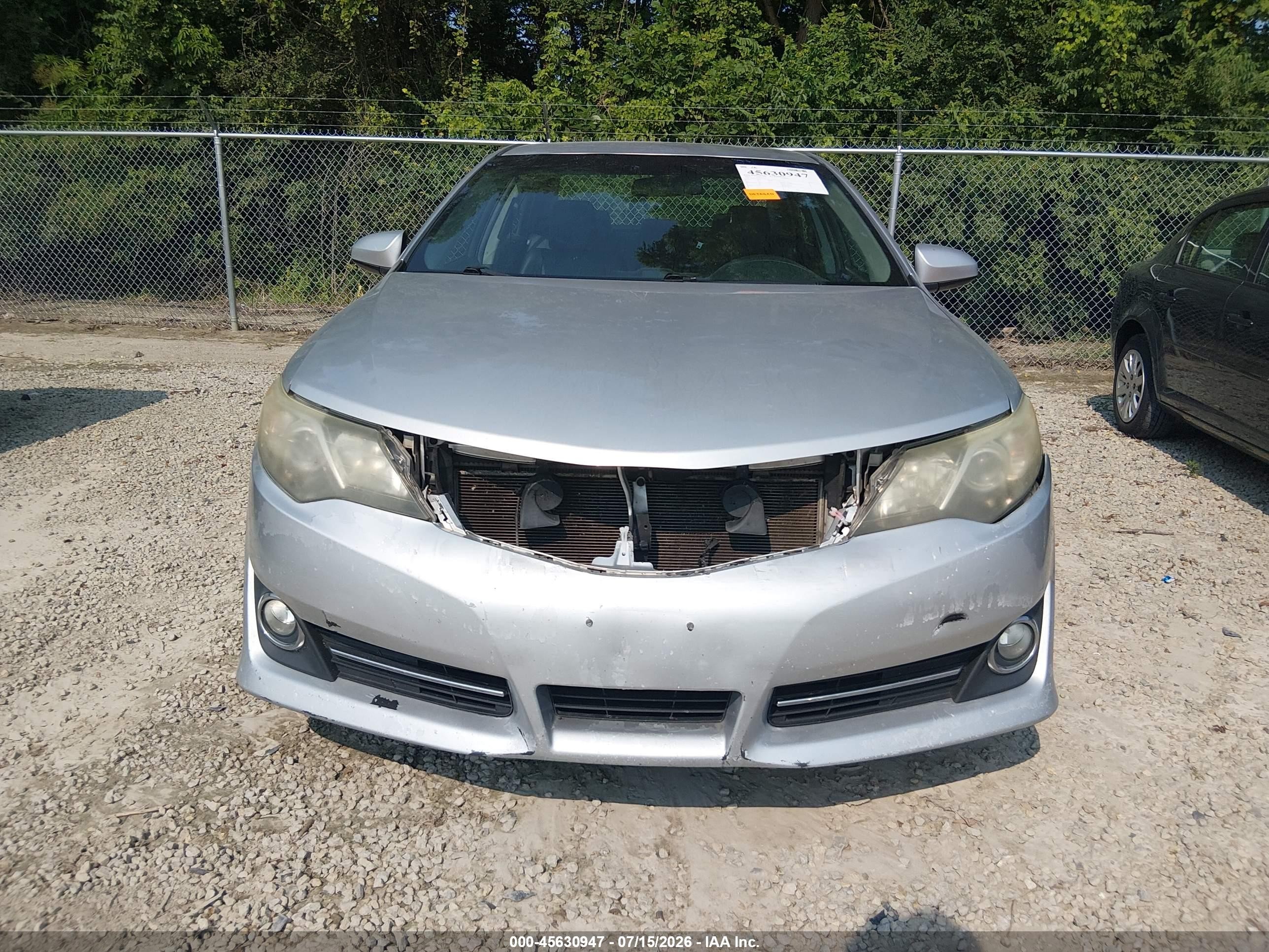 2013 Toyota Camry Se Silver vin: 4T1BF1FK8DU255611