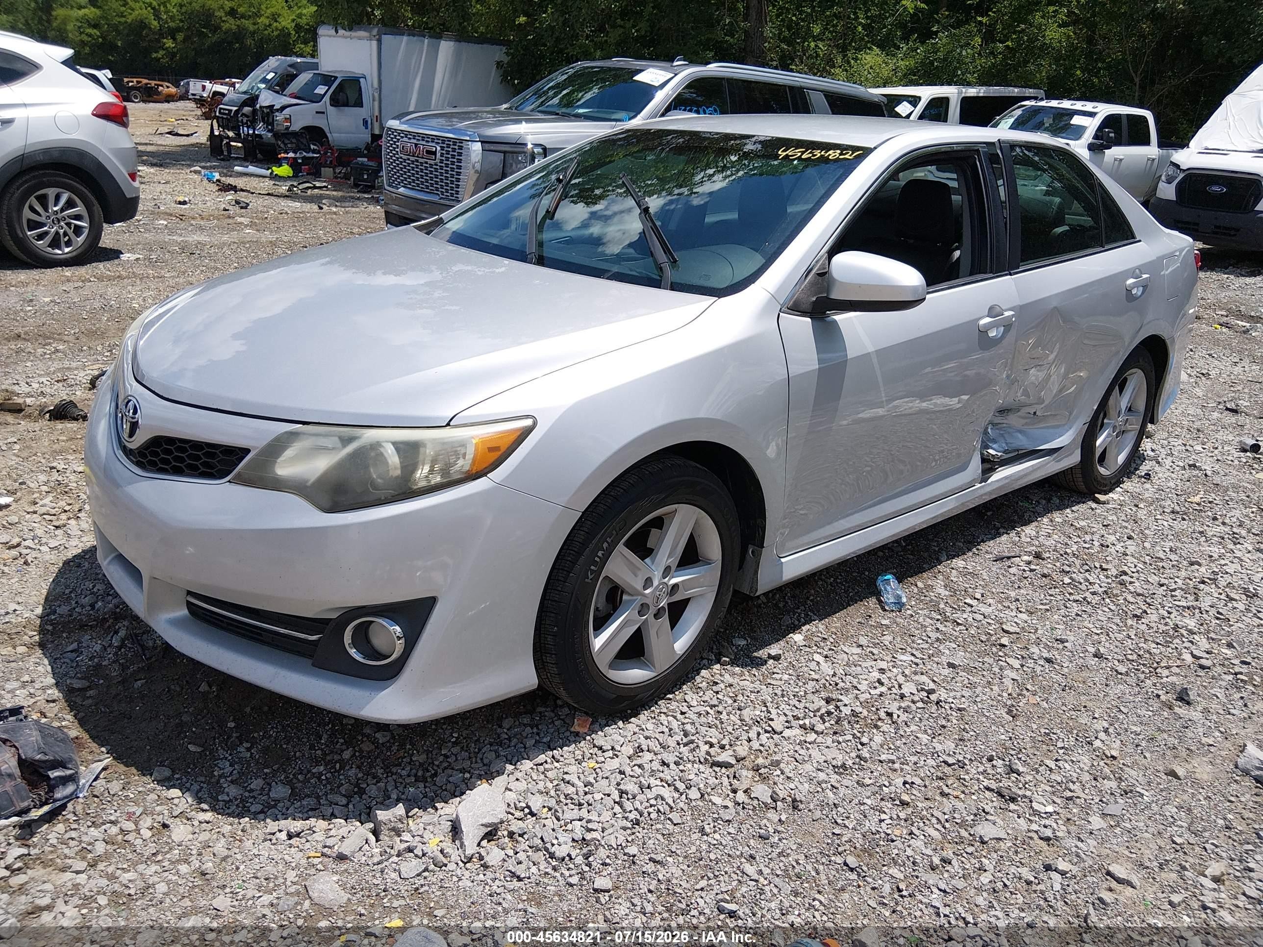 2013 Toyota Camry Se Silver vin: 4T1BF1FK8DU270111