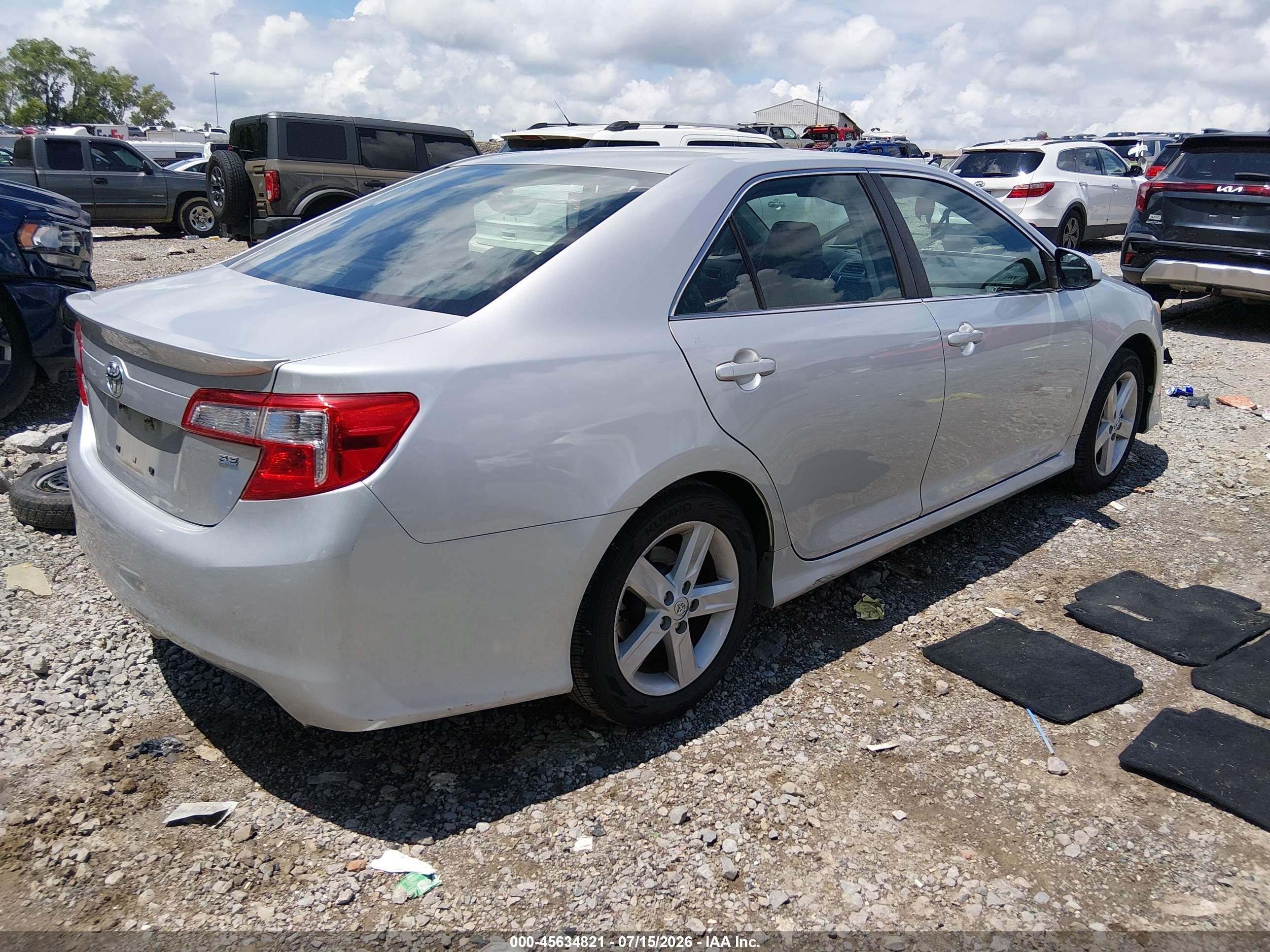 2013 Toyota Camry Se Silver vin: 4T1BF1FK8DU270111