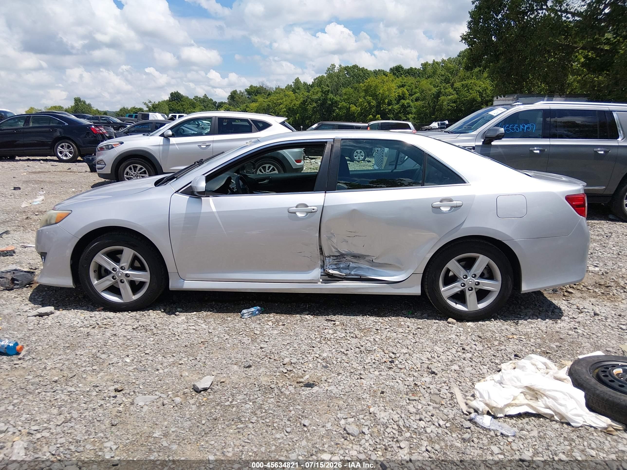 2013 Toyota Camry Se Silver vin: 4T1BF1FK8DU270111