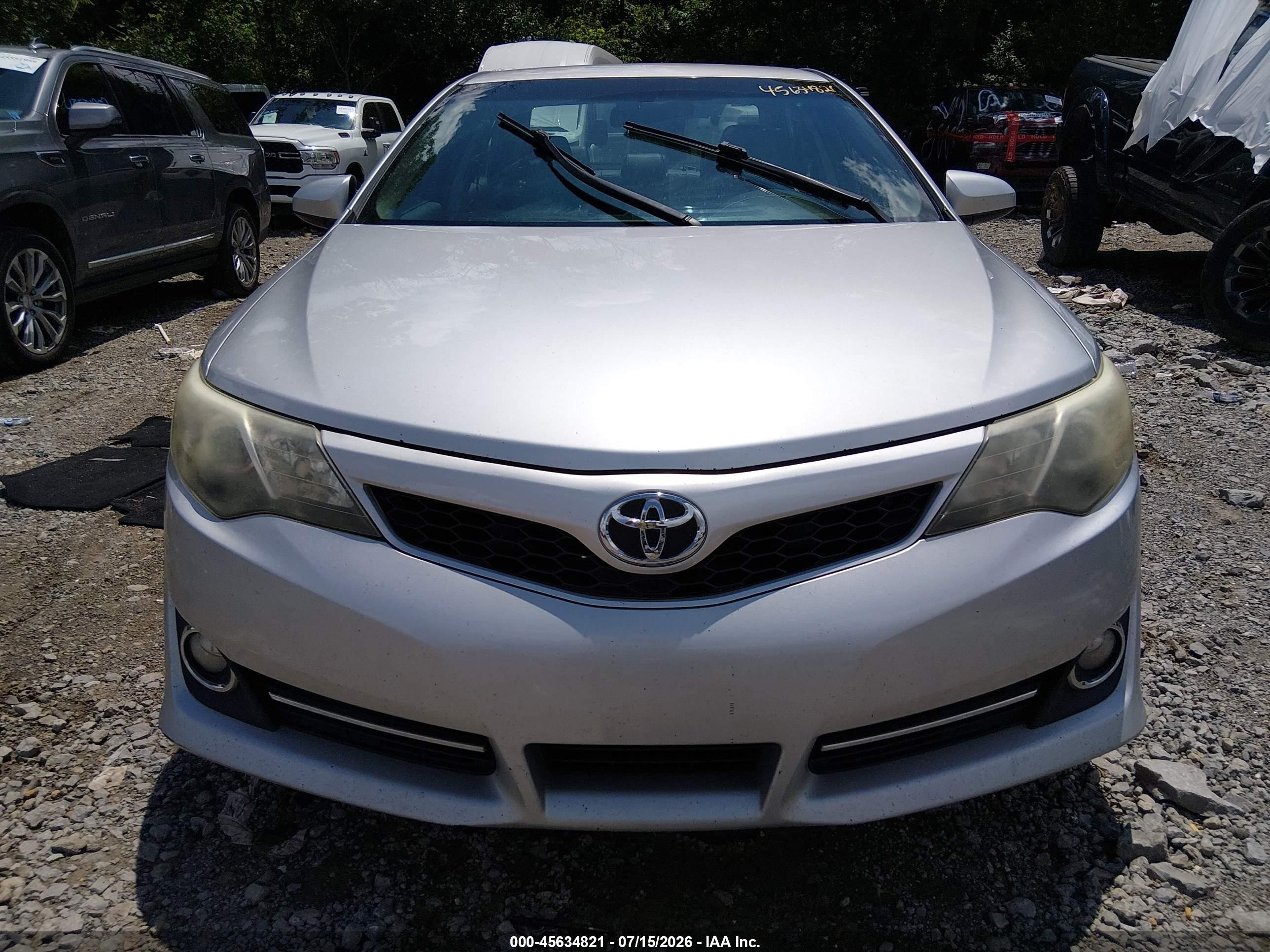 2013 Toyota Camry Se Silver vin: 4T1BF1FK8DU270111