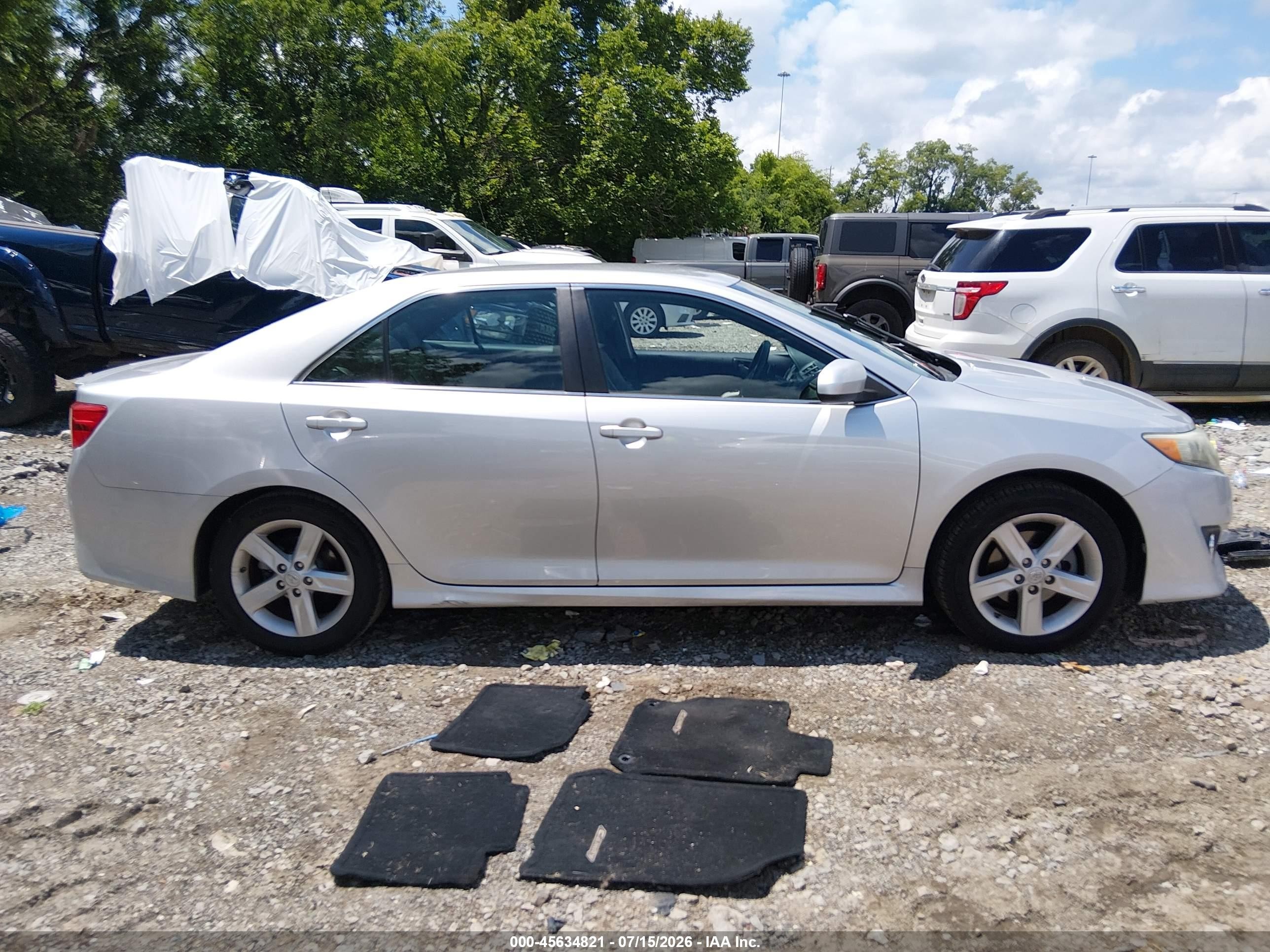 2013 Toyota Camry Se Silver vin: 4T1BF1FK8DU270111