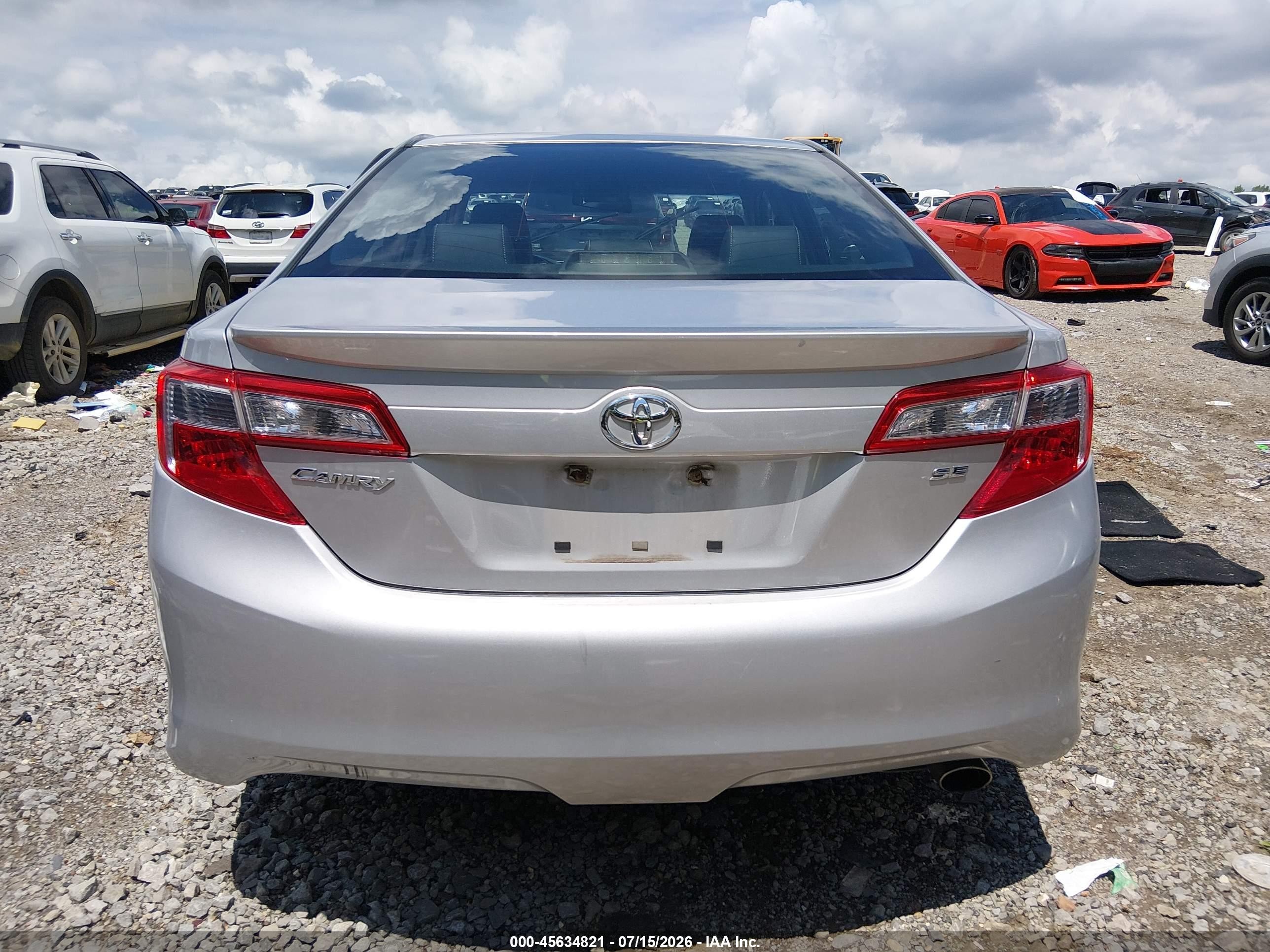 2013 Toyota Camry Se Silver vin: 4T1BF1FK8DU270111