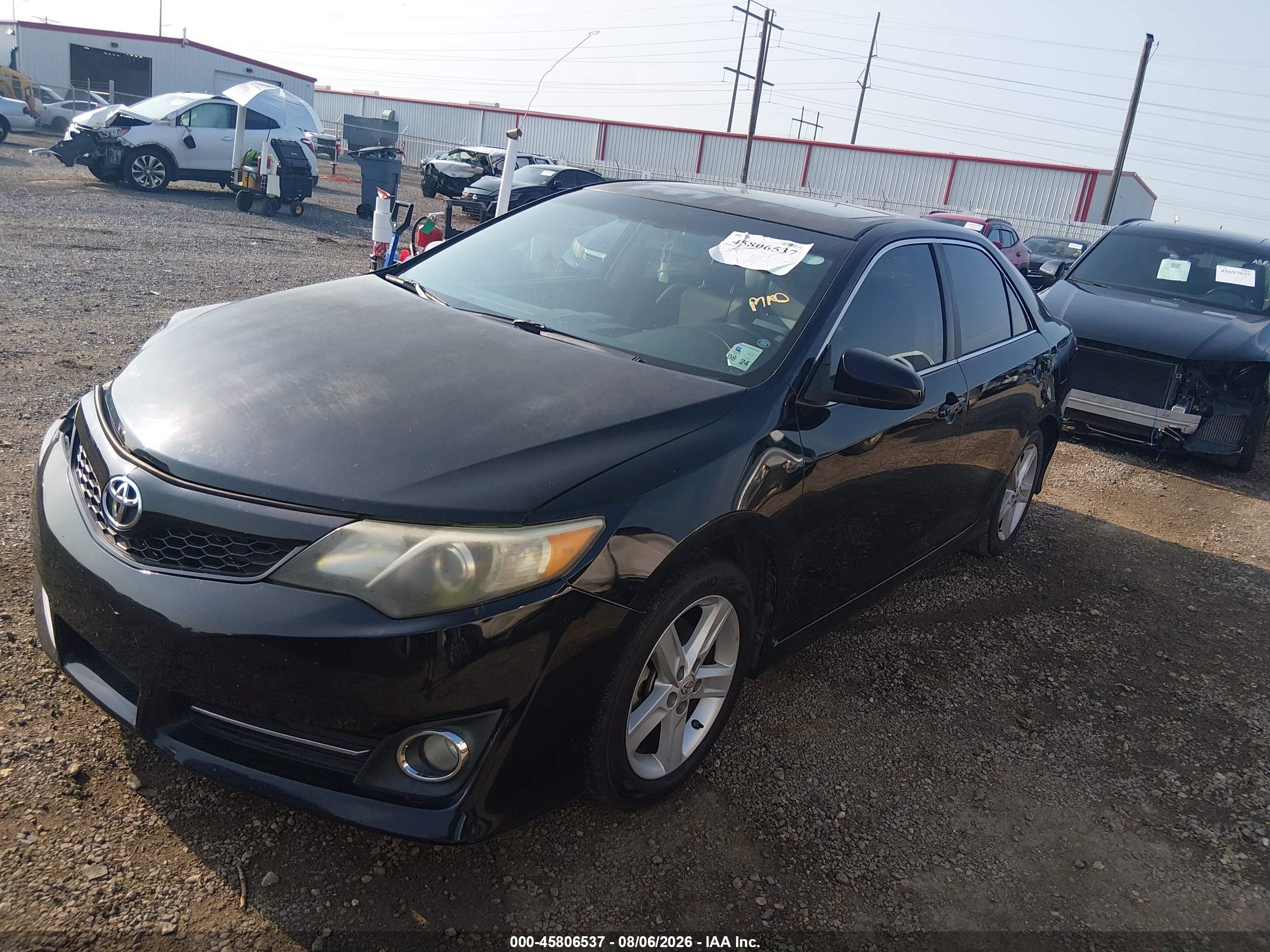 2013 Toyota Camry Se Black vin: 4T1BF1FK8DU276006