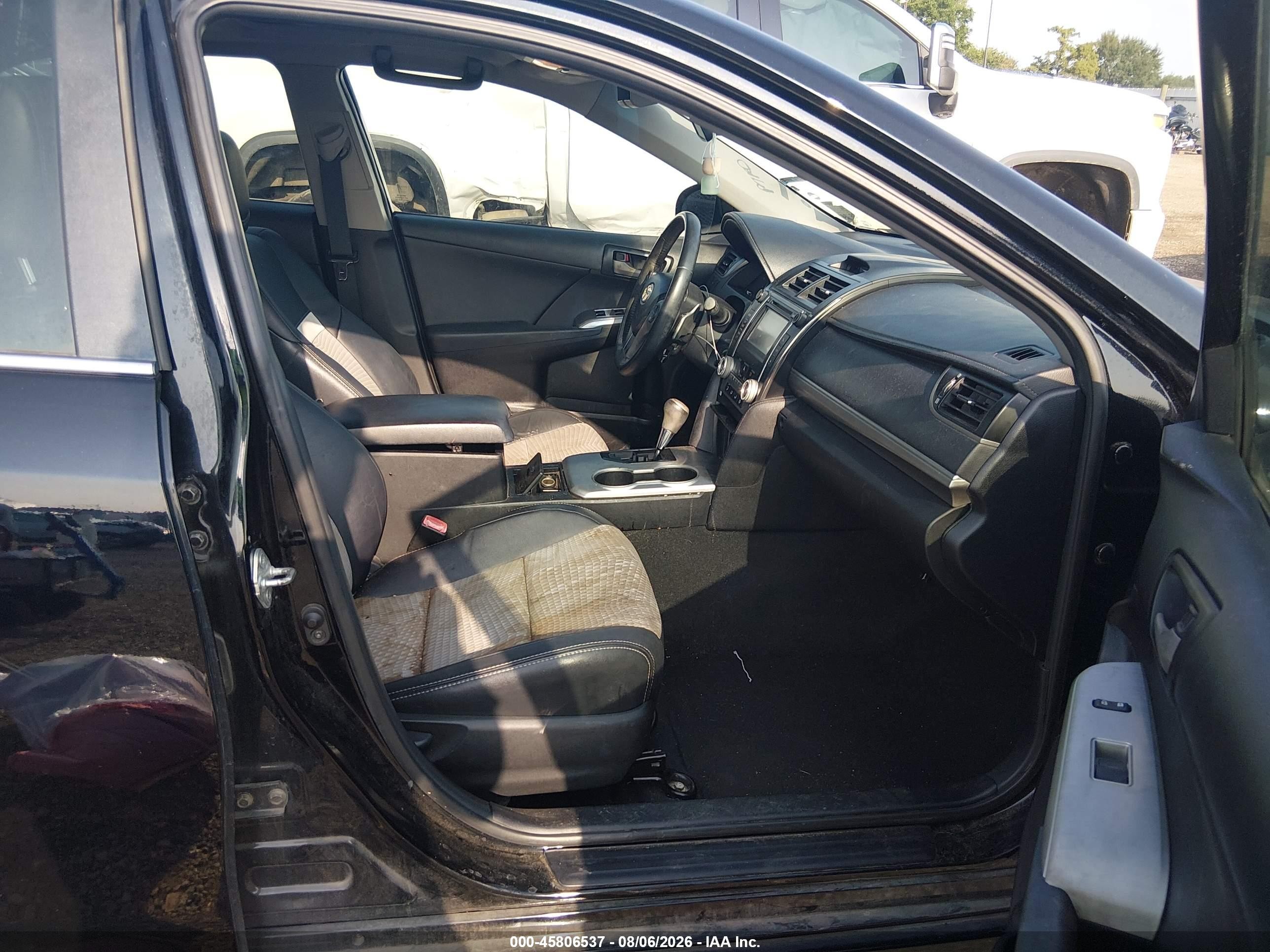 2013 Toyota Camry Se Black vin: 4T1BF1FK8DU276006