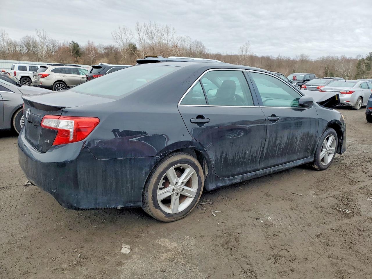 2013 Toyota Camry Se Black vin: 4T1BF1FK8DU283313