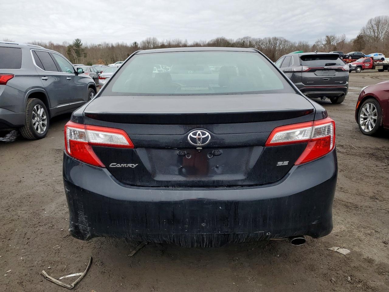 2013 Toyota Camry Se Black vin: 4T1BF1FK8DU283313