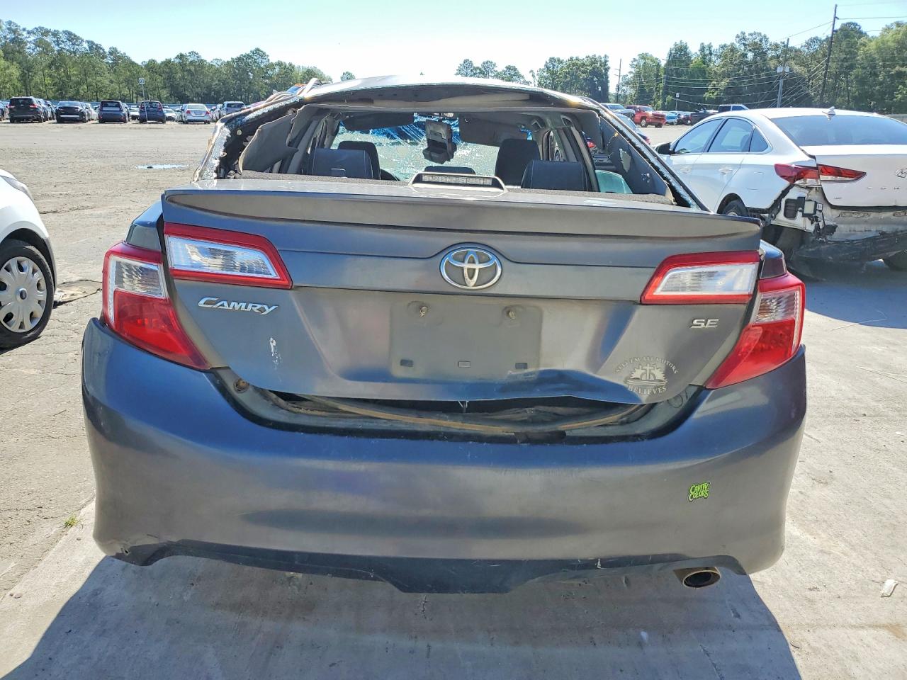 2013 Toyota Camry Se Gray vin: 4T1BF1FK8DU287250
