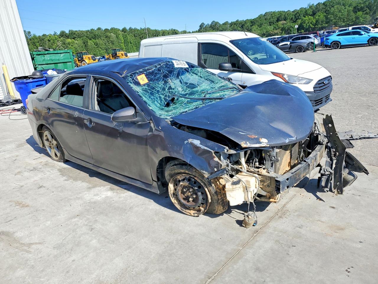2013 Toyota Camry Se Gray vin: 4T1BF1FK8DU287250