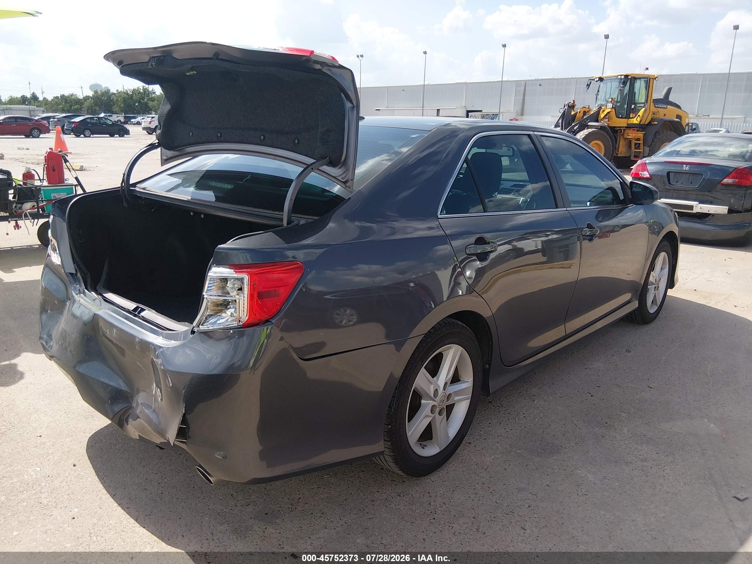 2013 Toyota Camry Se Gray vin: 4T1BF1FK8DU287426